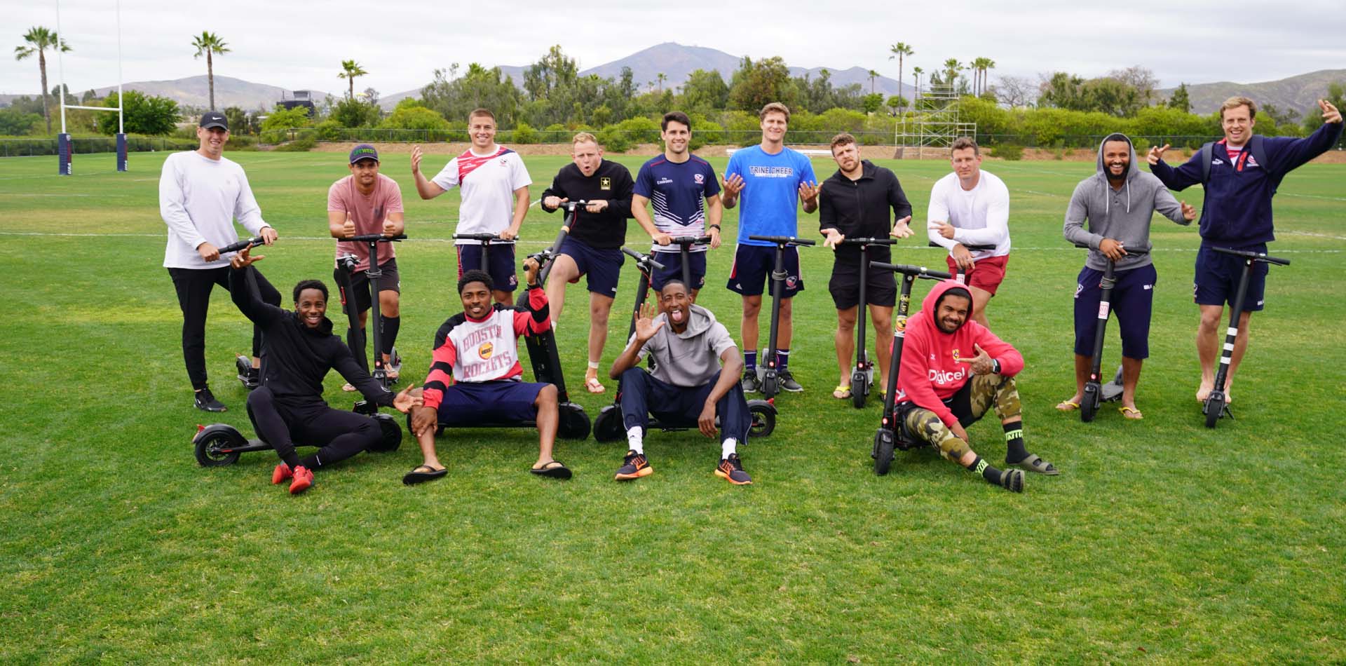 Commuting with Carlin Isles & The U.S. Olympic Rugby Team - GOTRAX