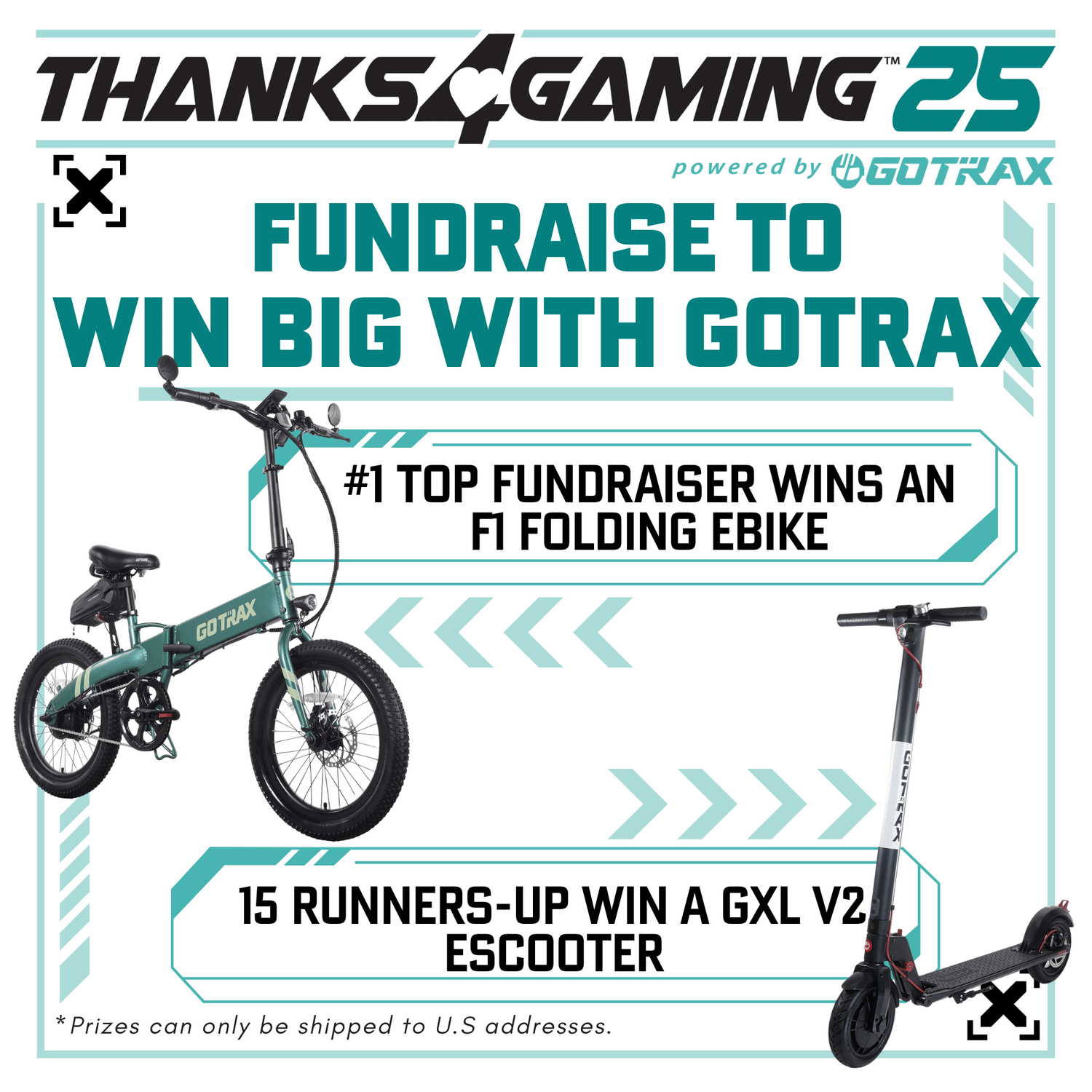 GOTRAX x Thanks4Gaming - Fundraise and Donate For Charity - GOTRAX