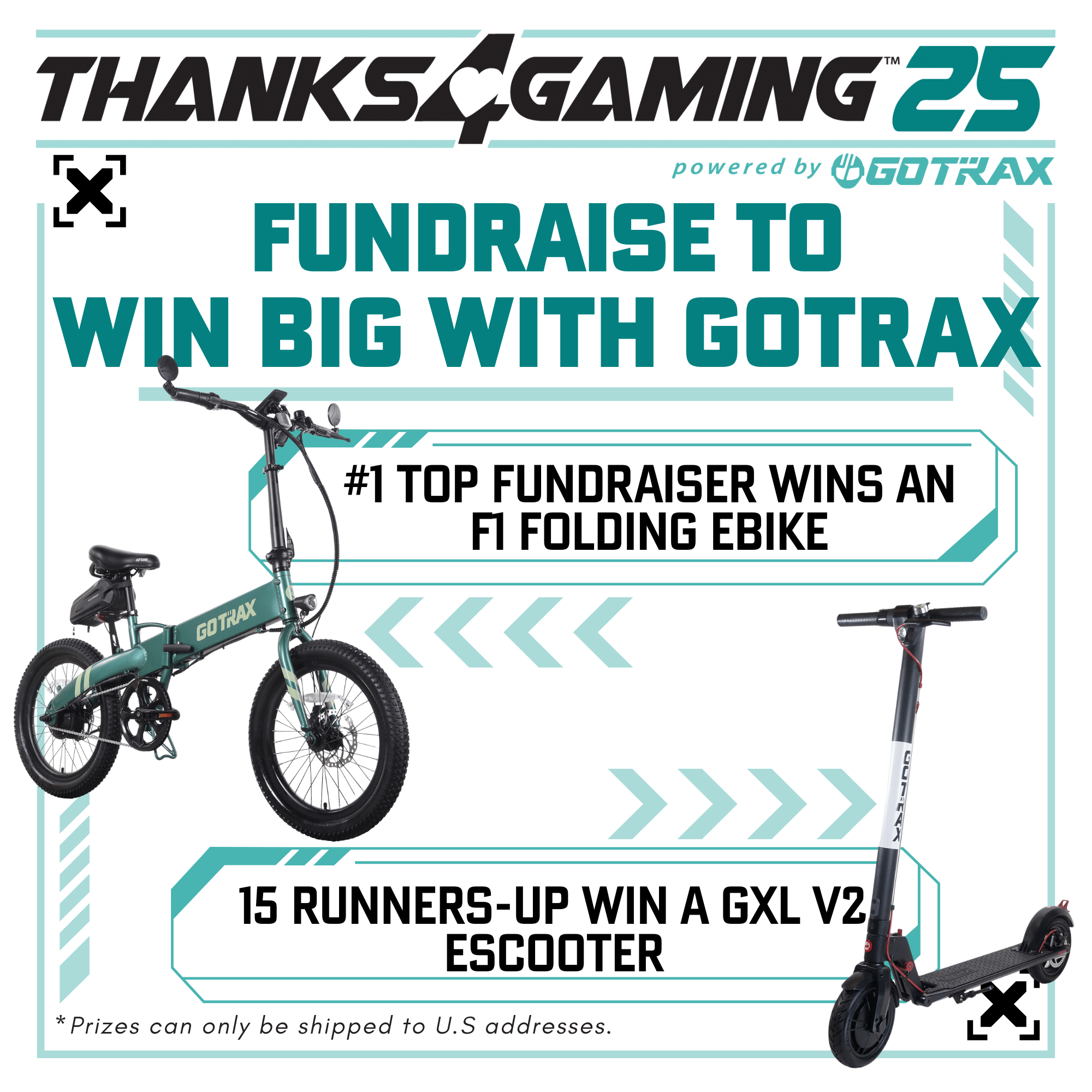 GOTRAX x Thanks4Gaming - Fundraise and Donate For Charity - GOTRAX