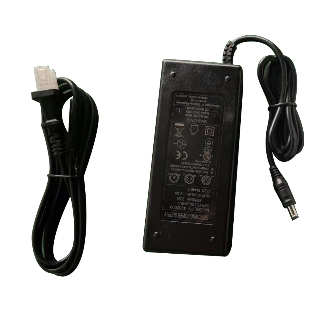 ladegerät e bike 42v EBE1-DC5521 42V 2A Electric Bike Charger