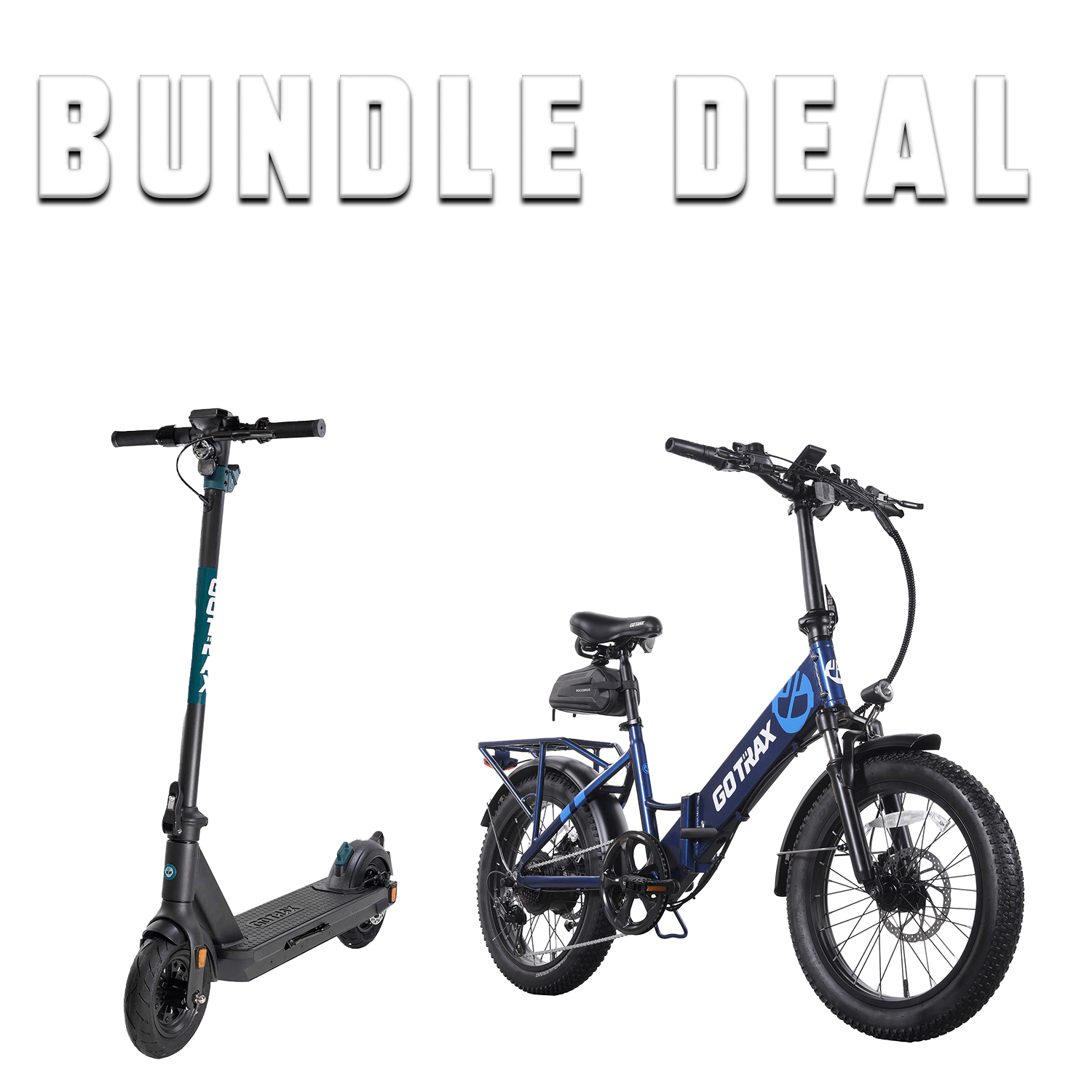 F2 V2 eBike & GMAX eScooter Bundle - GOTRAX