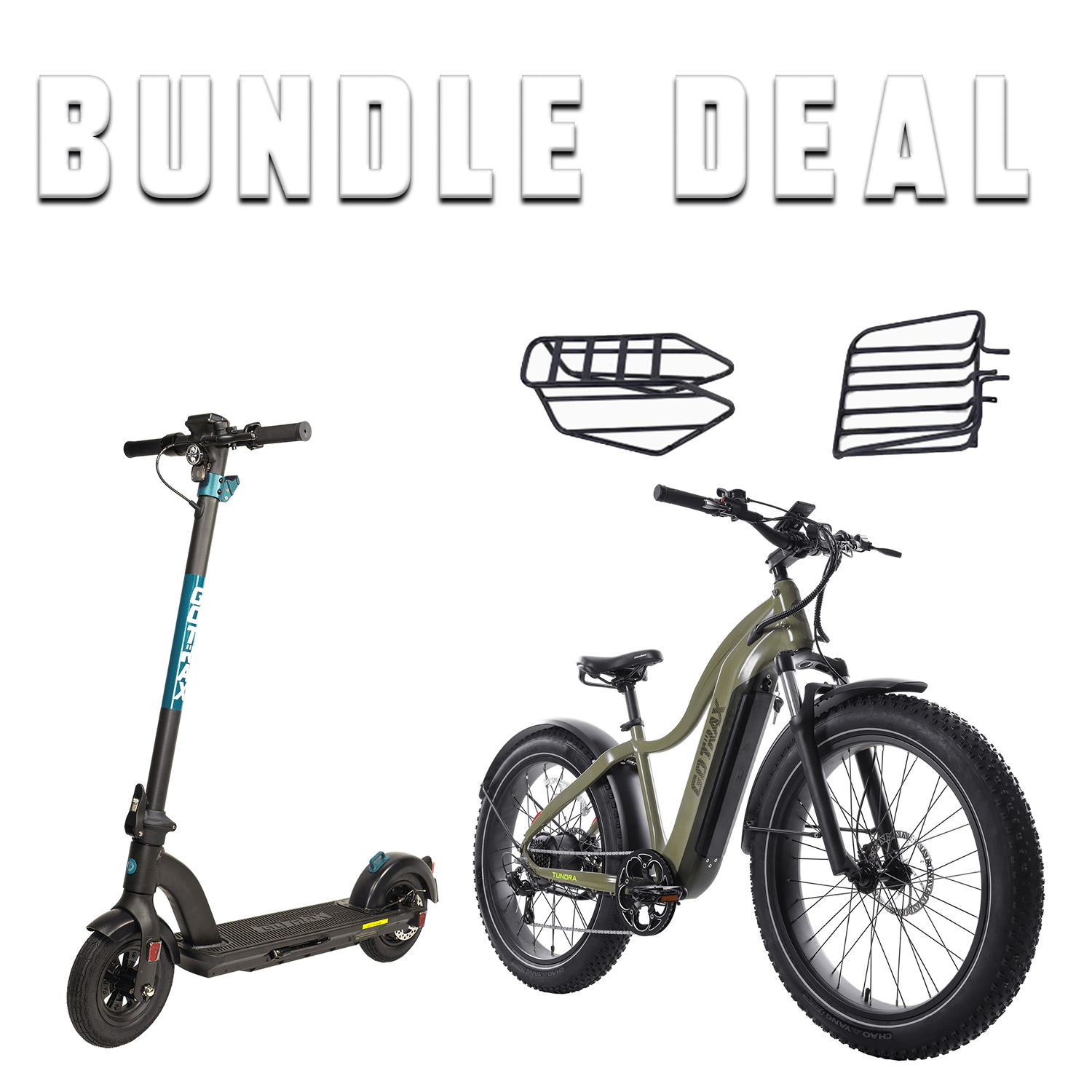 Tundra eBike & GMAX Ultra eScooter Bundle - GOTRAX