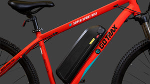 GOTRAX Traveler Off-Road Mountain Bike Battery Close-Up