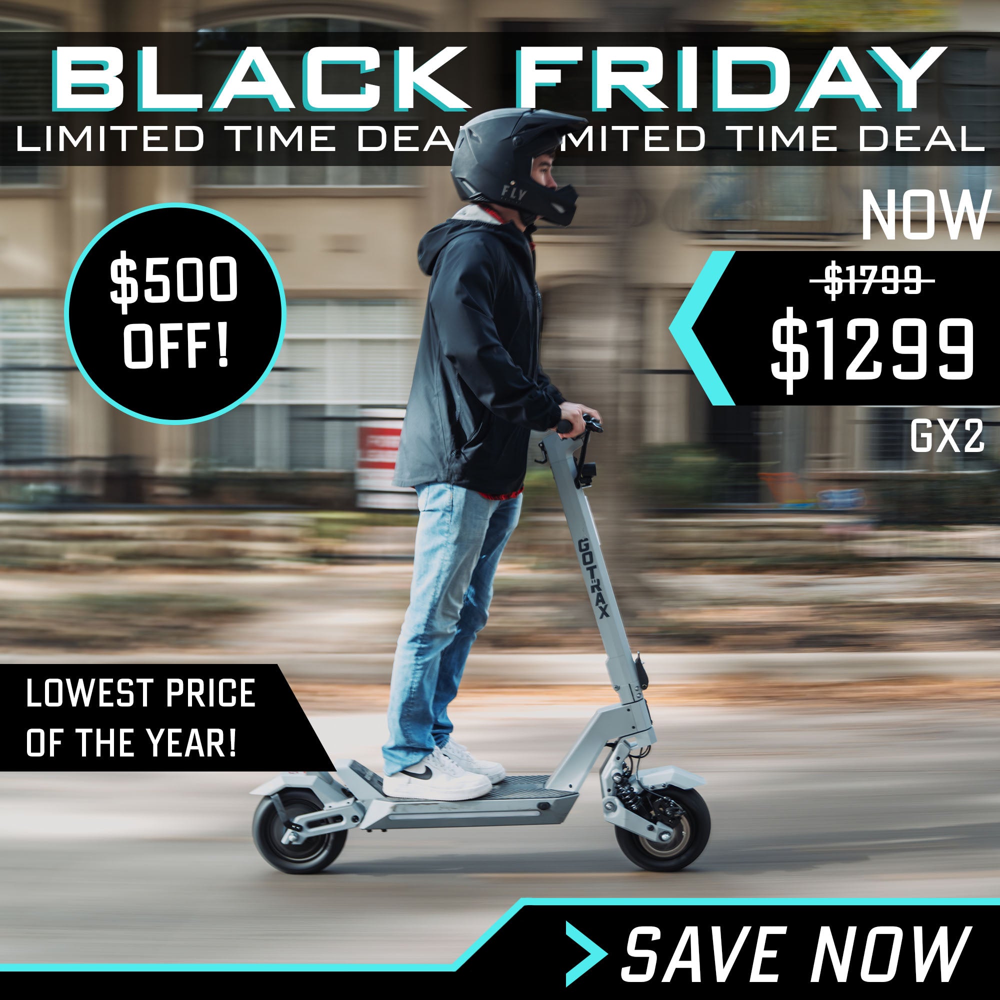 GX2 Dual Motor Electric Scooter