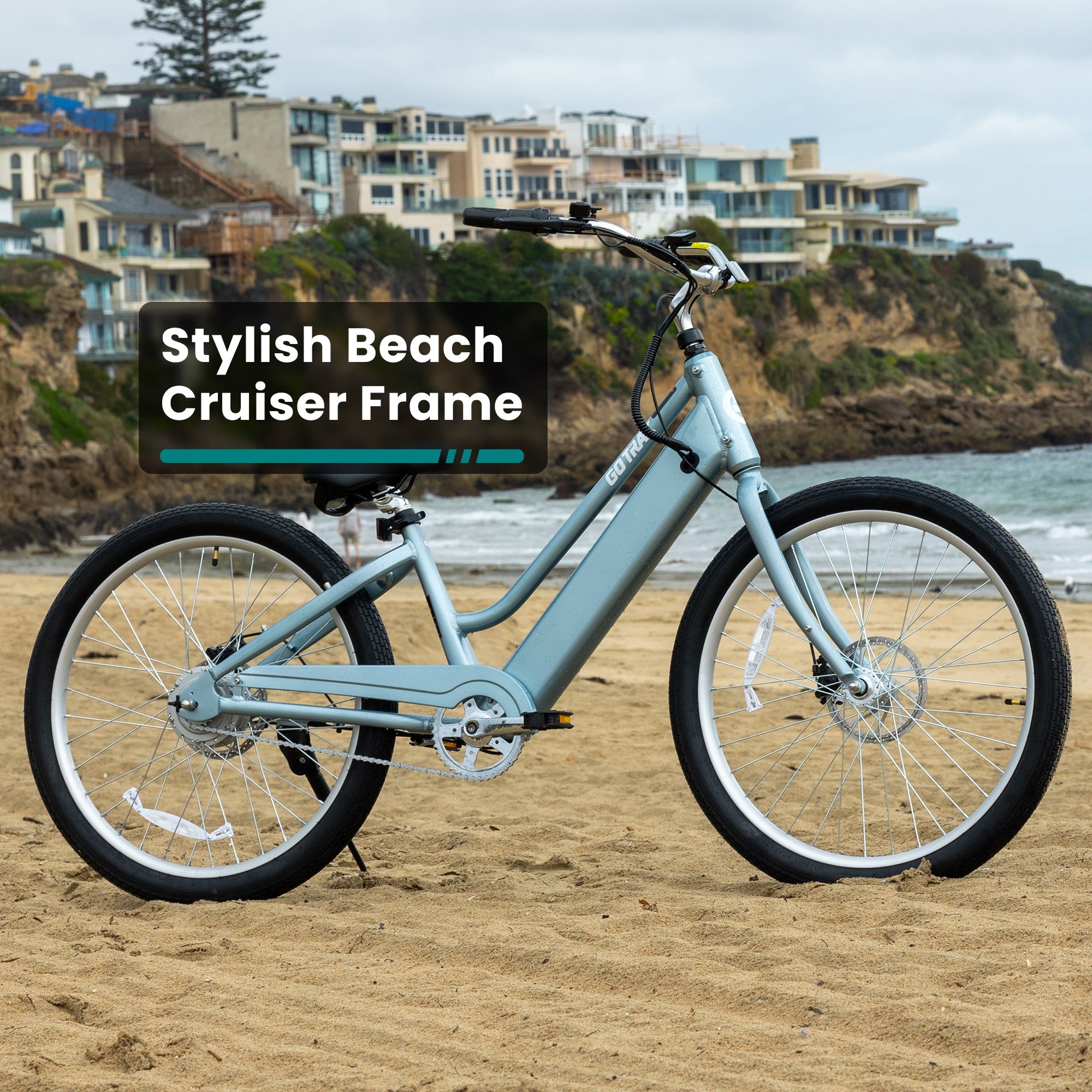 Electric Beach Cruiser Shoreline and Aerolux by Gotrax