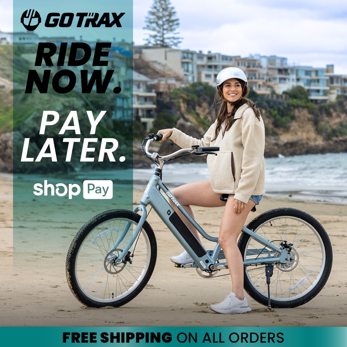 Aeroluxe Electric Beach Cruiser - GOTRAX