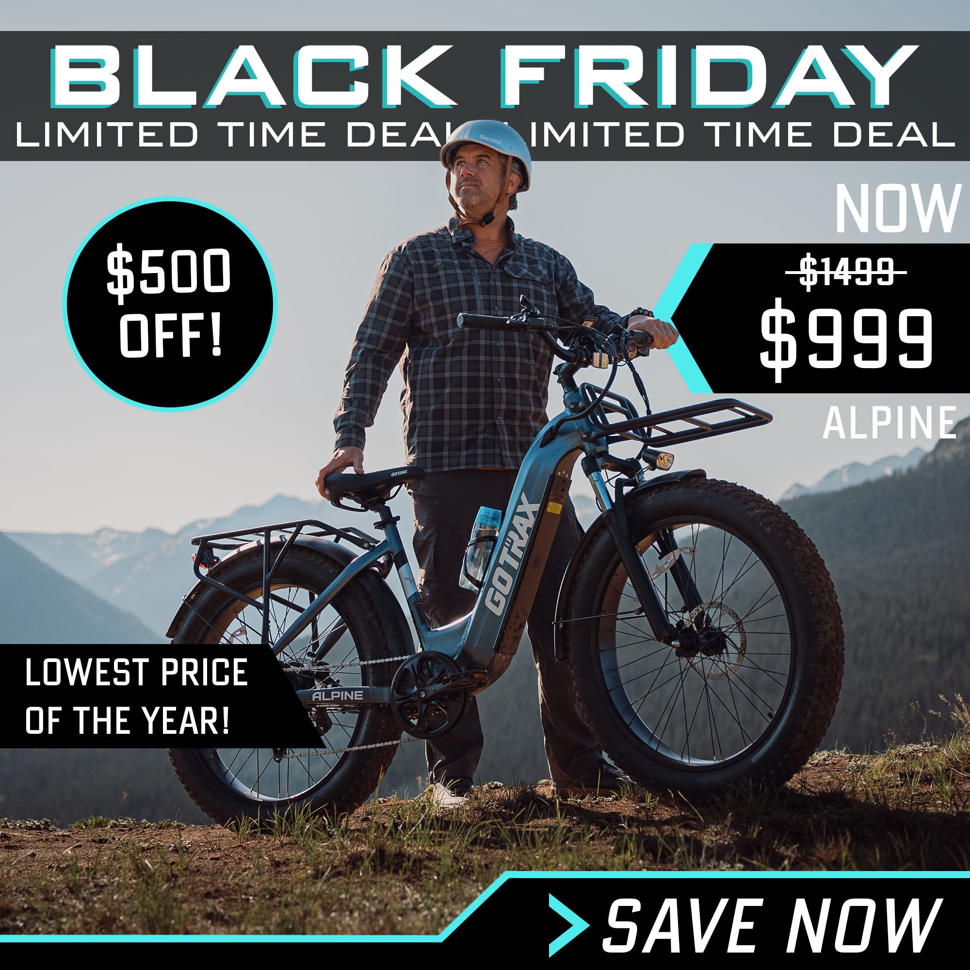 Alpine Fat Tire eBike - GOTRAX