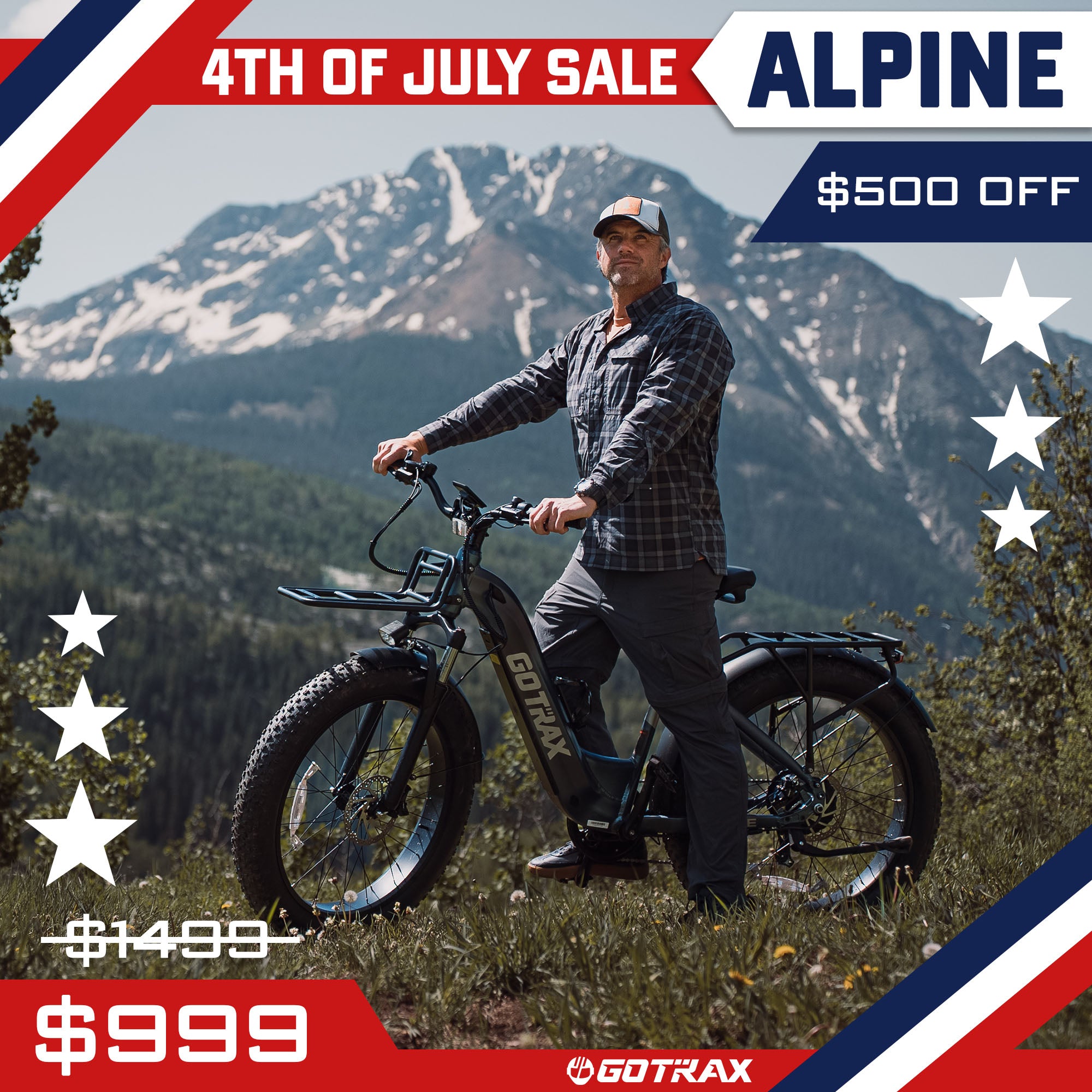 Alpine Fat Tire eBike - GOTRAX