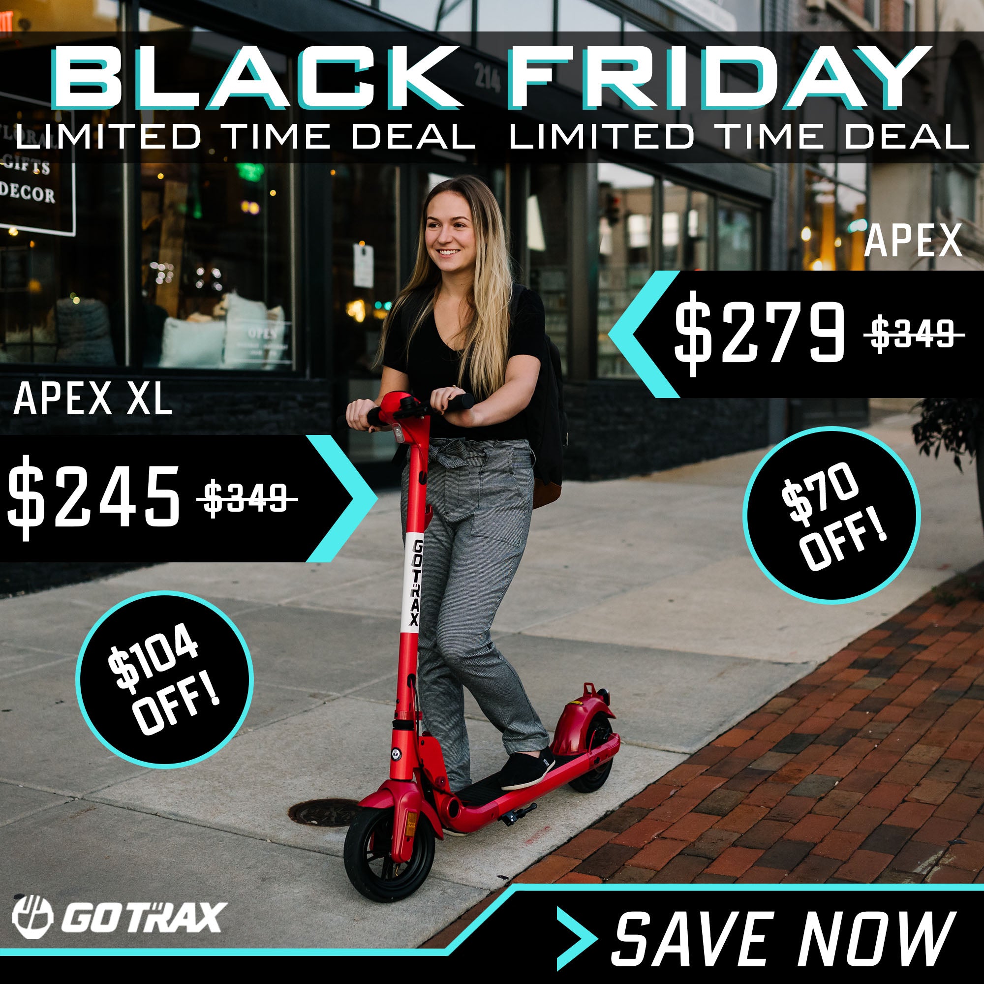 Apex Electric Scooter - GOTRAX