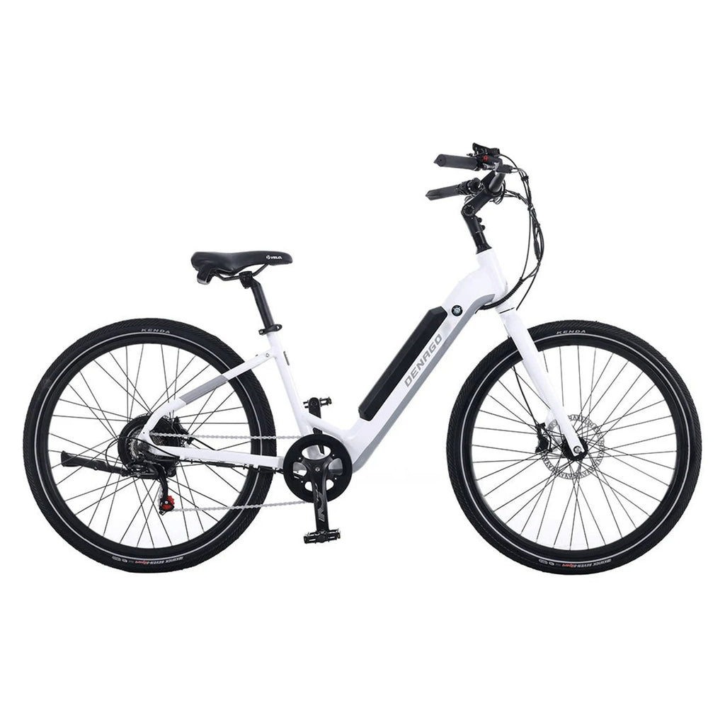 Denago City Model 1 Step-thru eBike Light Blue with White / One Size