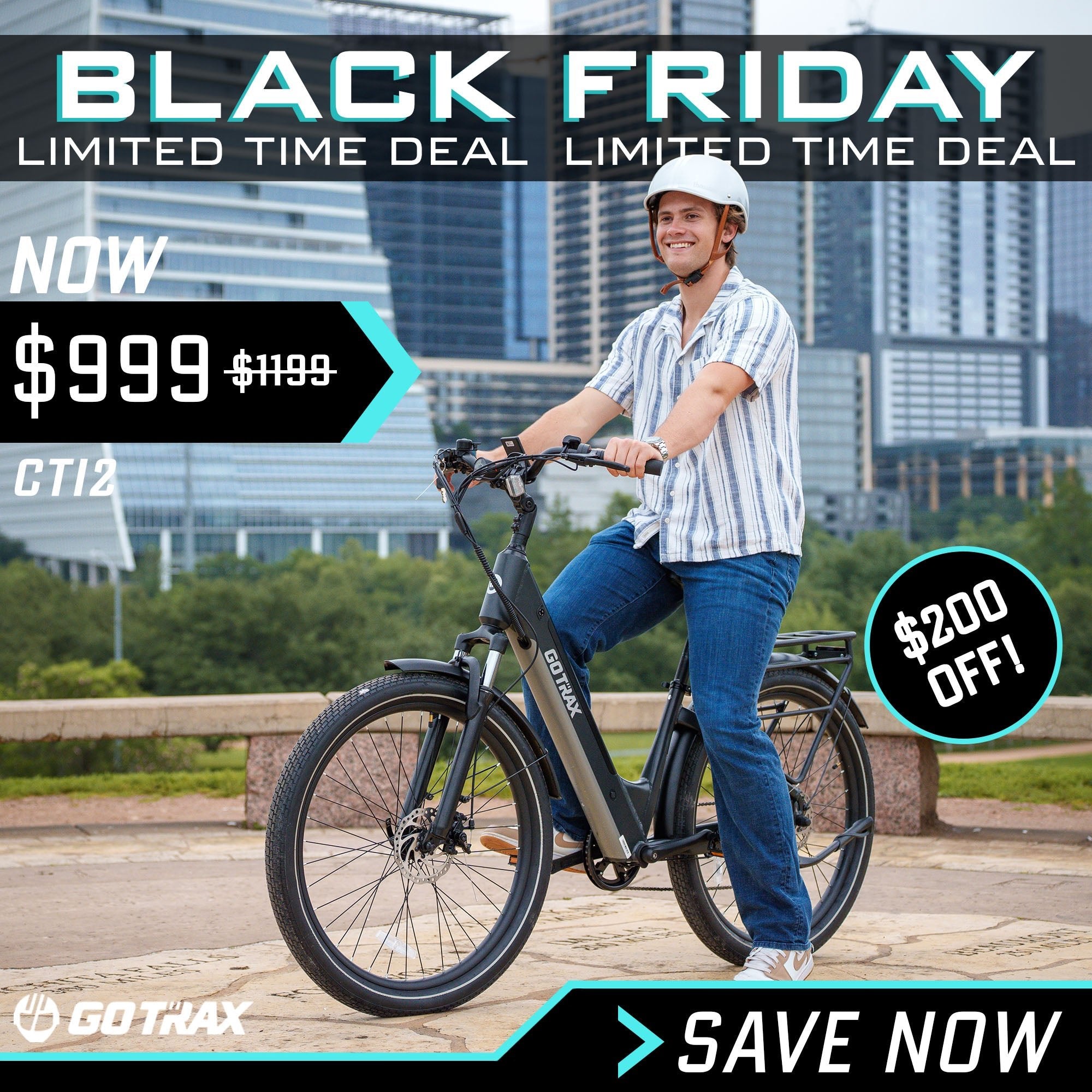 CTI 2 City E - Bike - GOTRAX