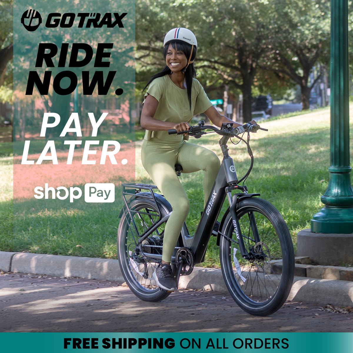 CTI 3 Step Through Electric Bike - GOTRAX