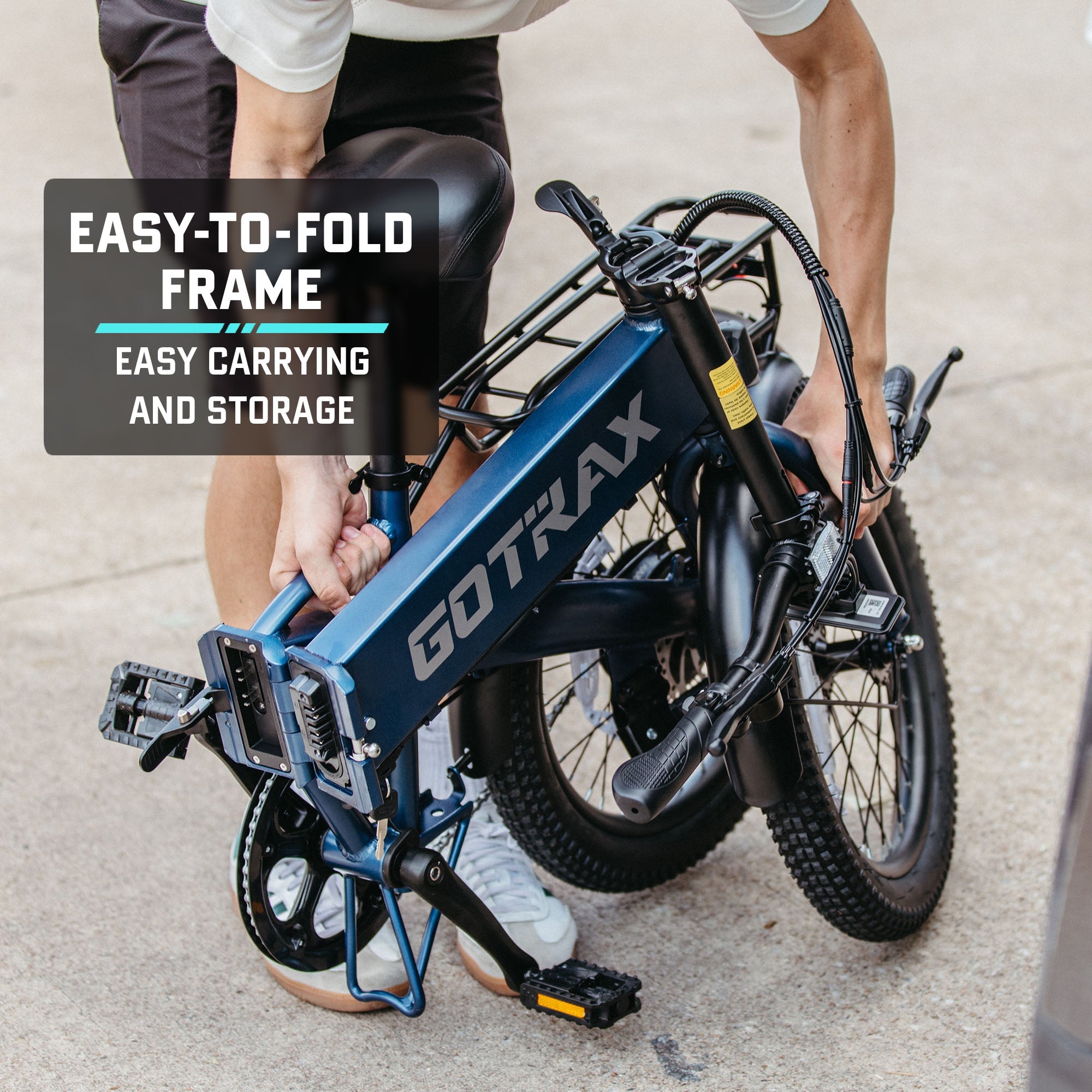 electric fold up bicycle Gotrax E-Fold Foldable Electric Bike