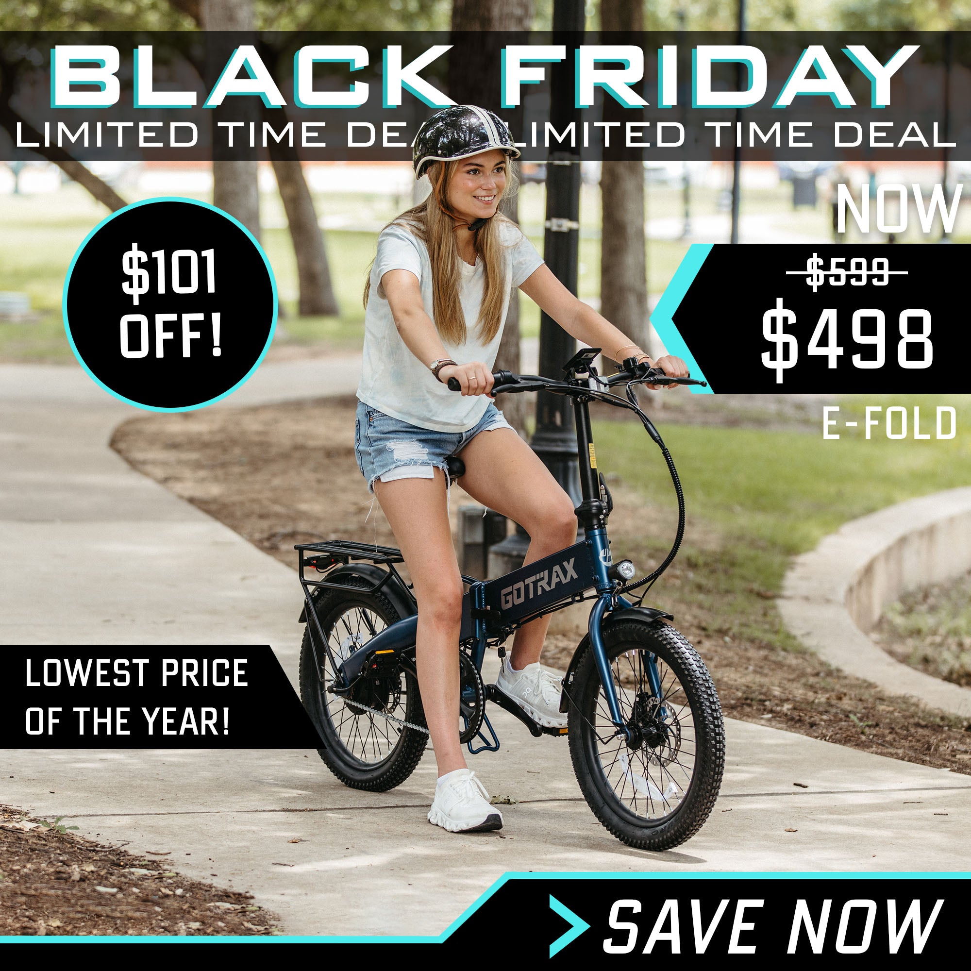 E - Fold Electric Bike - GOTRAX