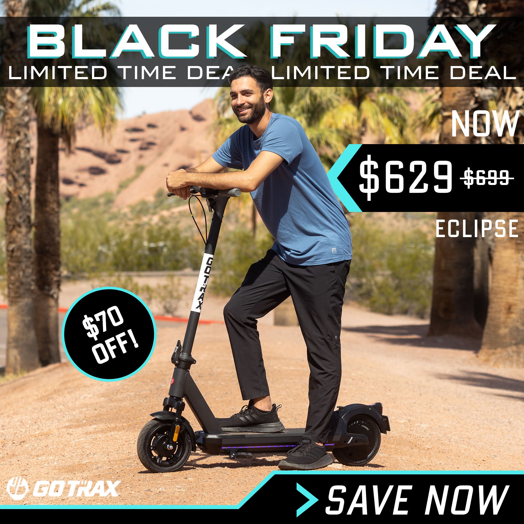 Eclipse Electric Scooter - GOTRAX