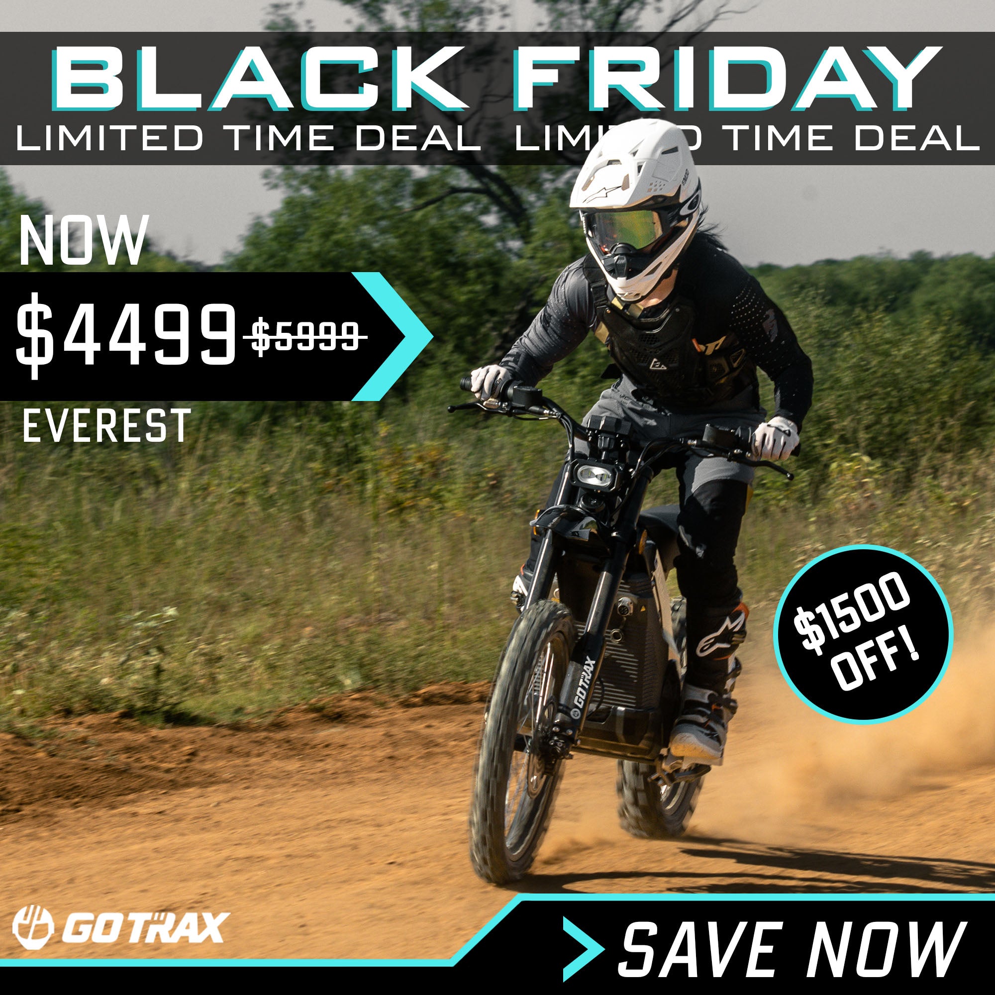 Everest Electric Dirt Bike - GOTRAX