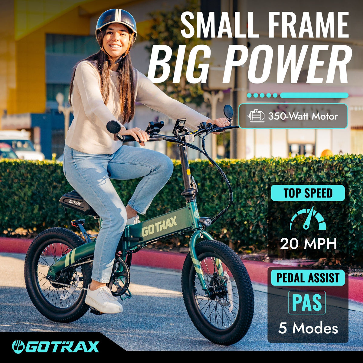 F1 Folding Electric Bike 2.0 - GOTRAX