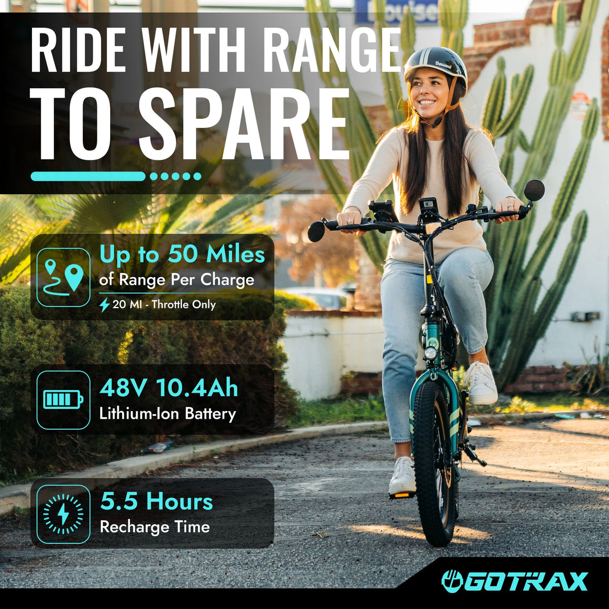 F1 Folding Electric Bike 2.0 - GOTRAX