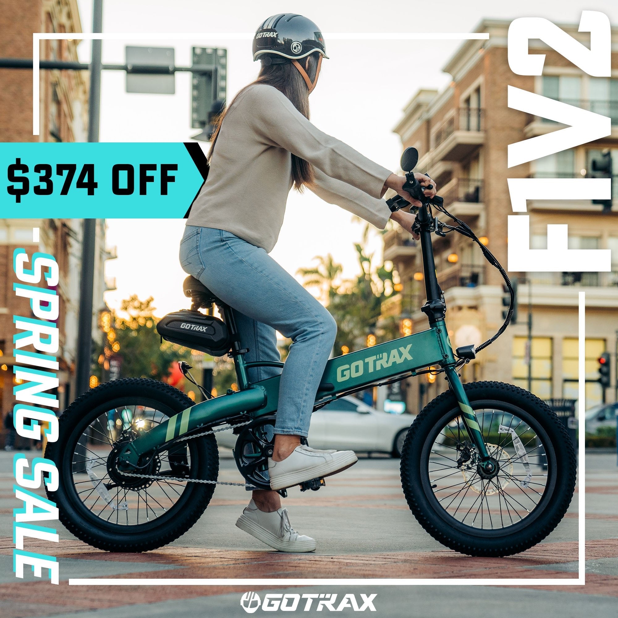 F1 Folding Electric Bike 2.0 - GOTRAX