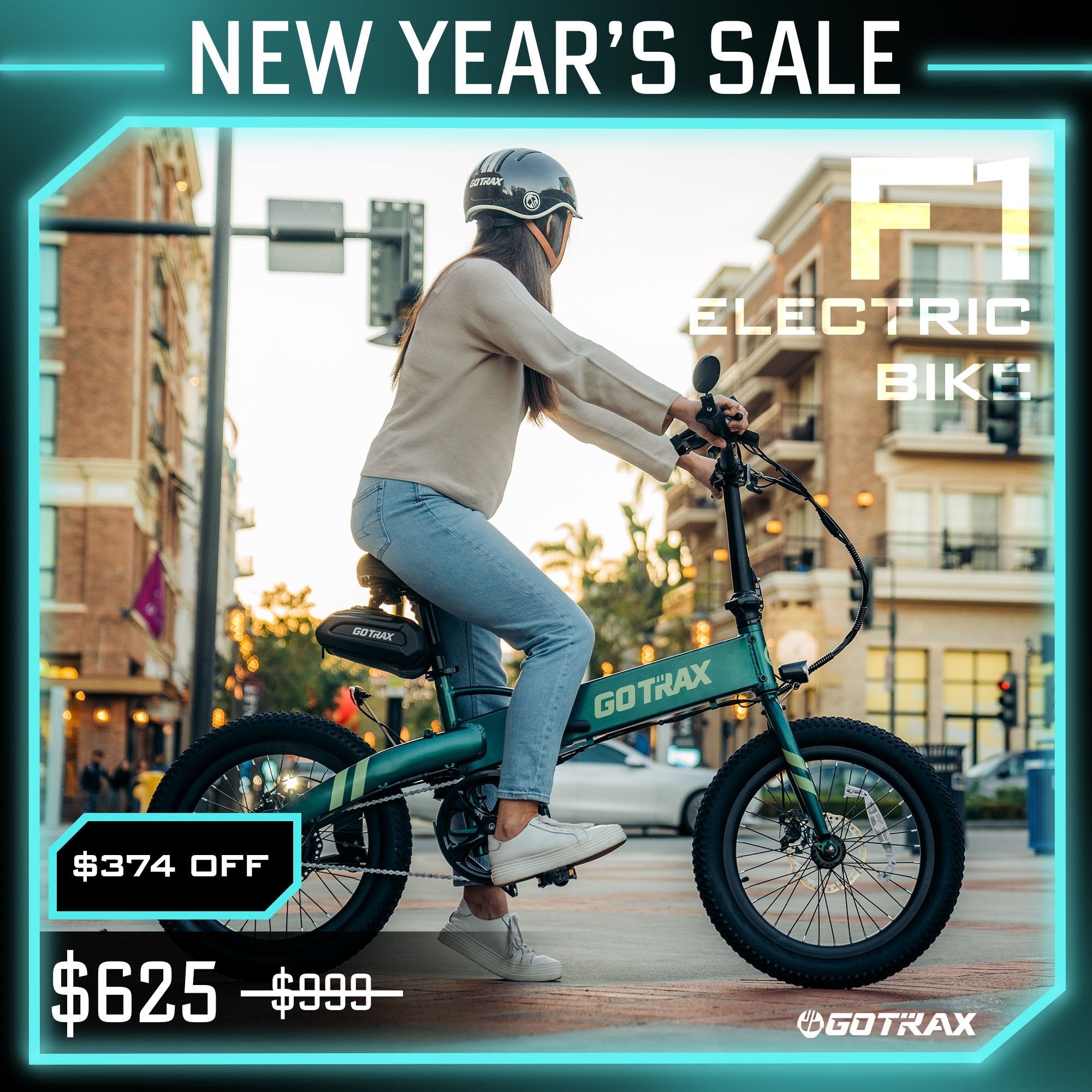 F1 Folding Electric Bike 2.0 - GOTRAX