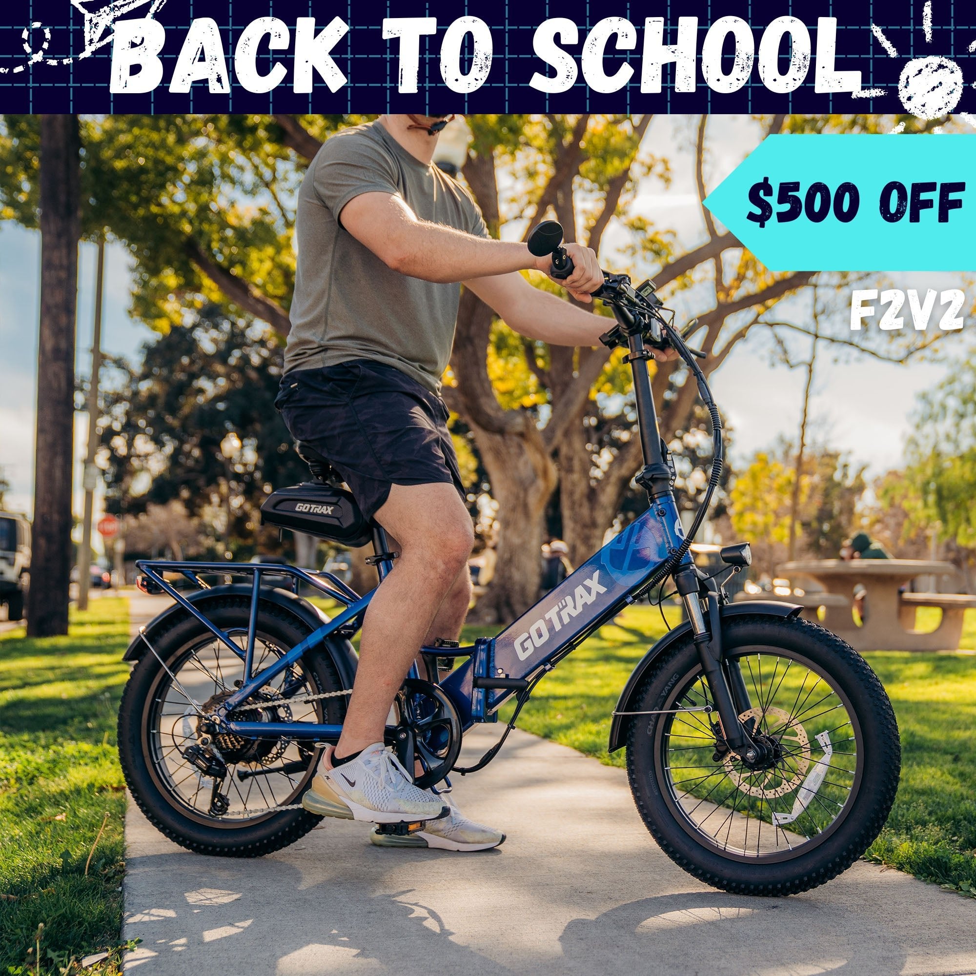 F2 Foldable Electric Bike 2.0 - GOTRAX