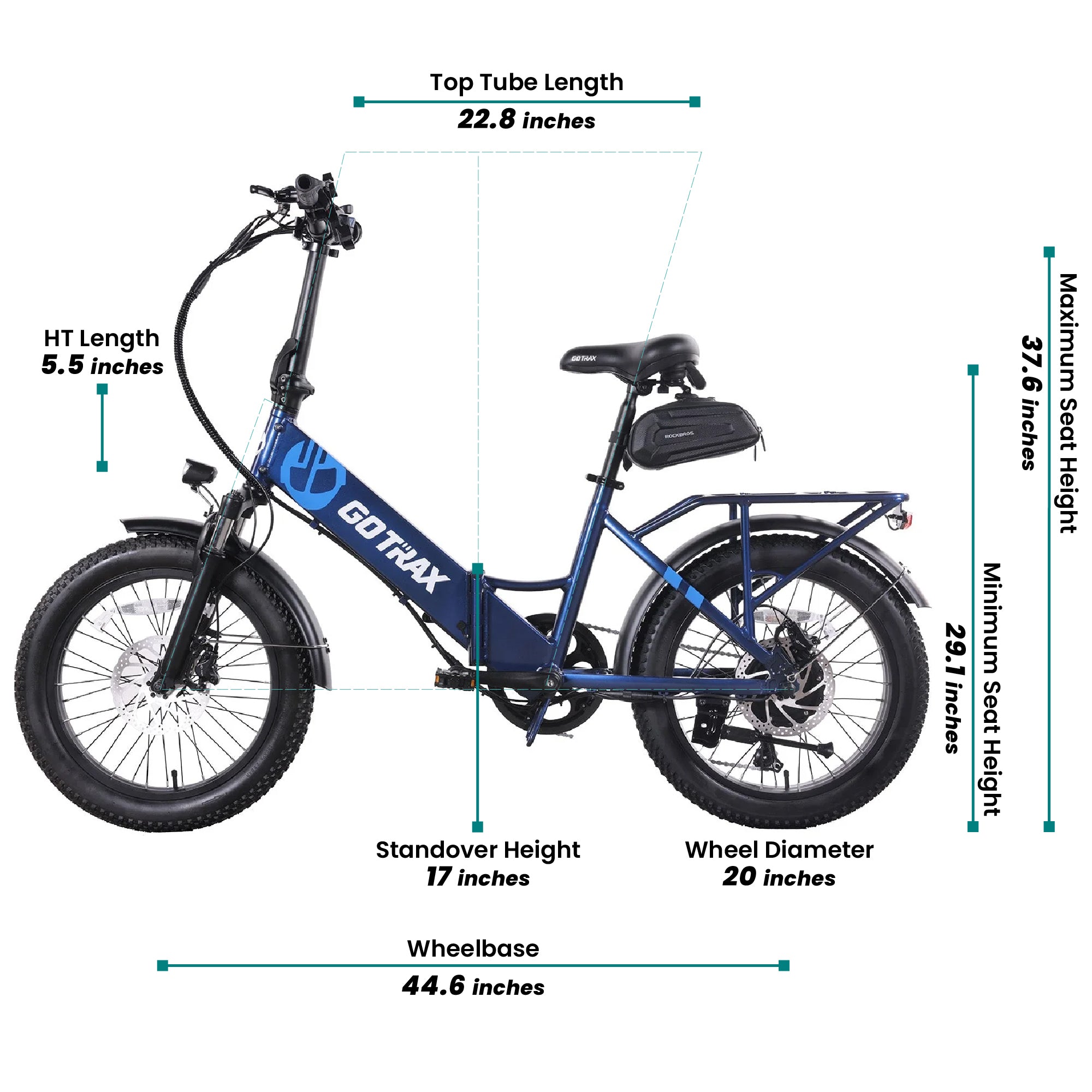 F2 Foldable Electric Bike 2.0 - GOTRAX