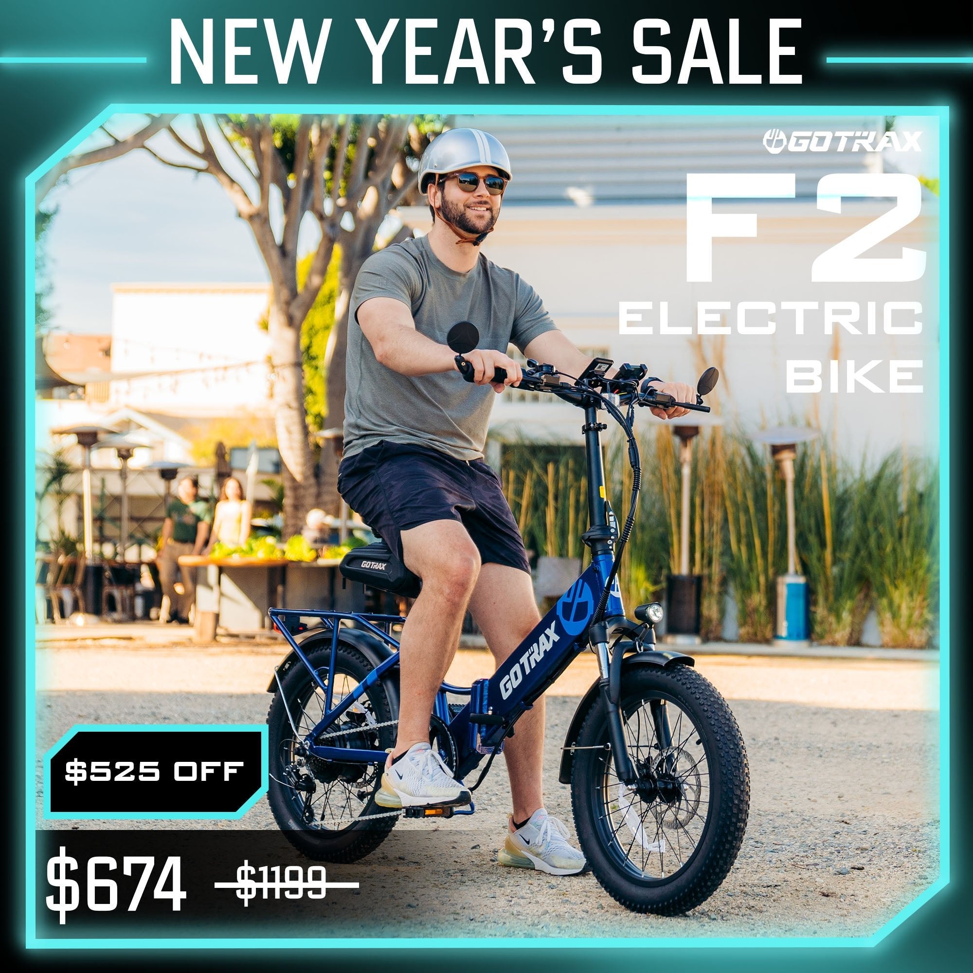 F2 Foldable Electric Bike 2.0 - GOTRAX