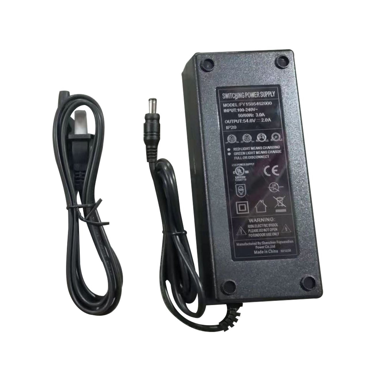 F2 / R2-DC5521 54.6V 2A Electric Bike Chargers - GOTRAX