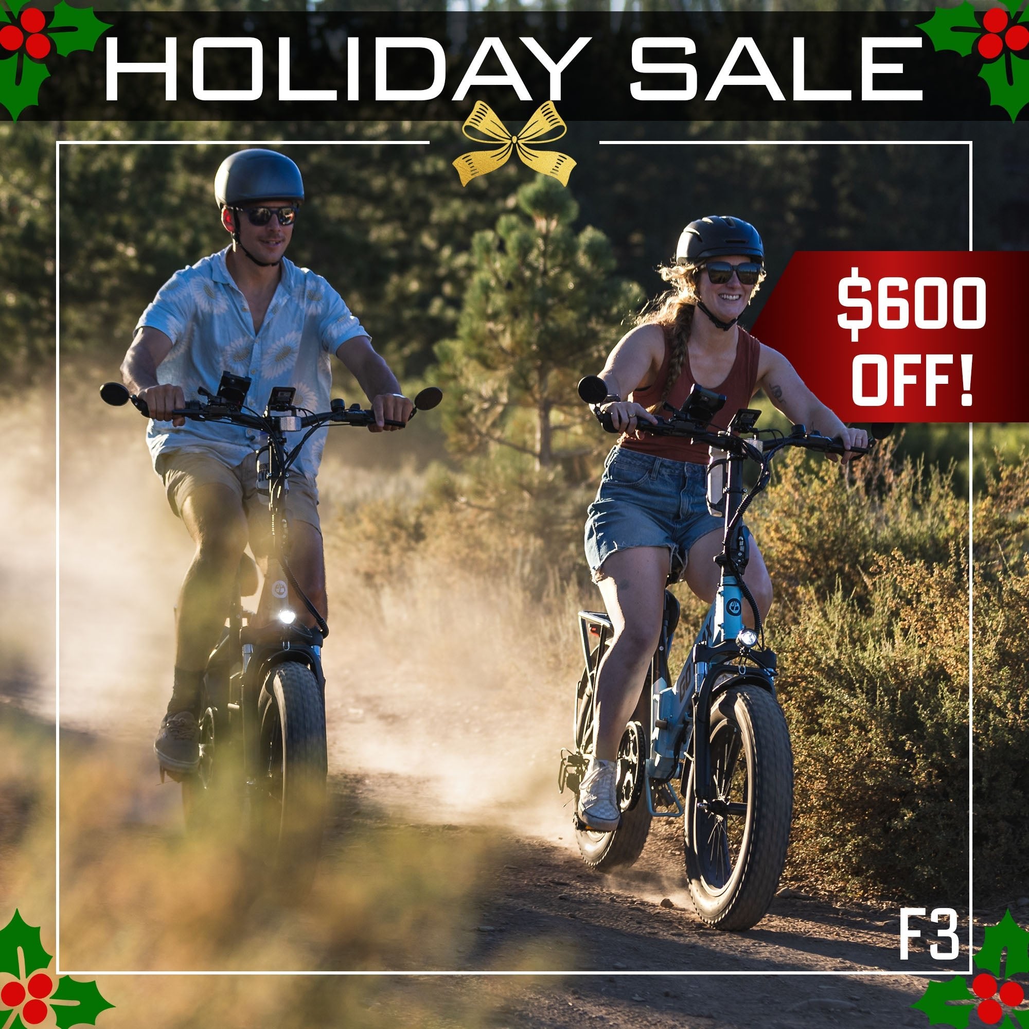 F3 Fat Tire Folding E - Bike 2.0 - GOTRAX