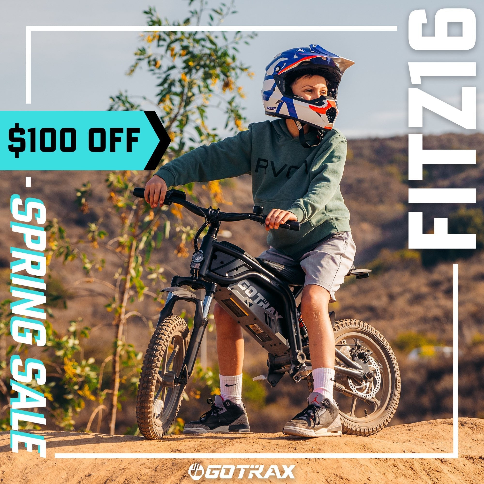 Fitz16 Electric Dirt Bike for Kids - GOTRAX