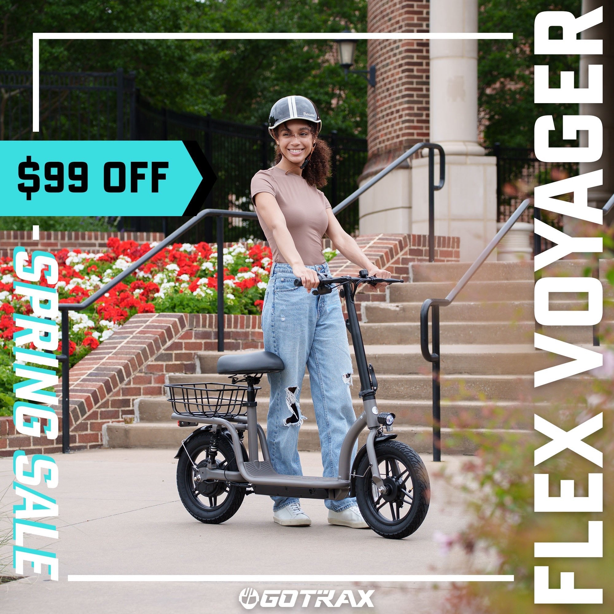 Flex Voyager E - Scooter With Seat - GOTRAX