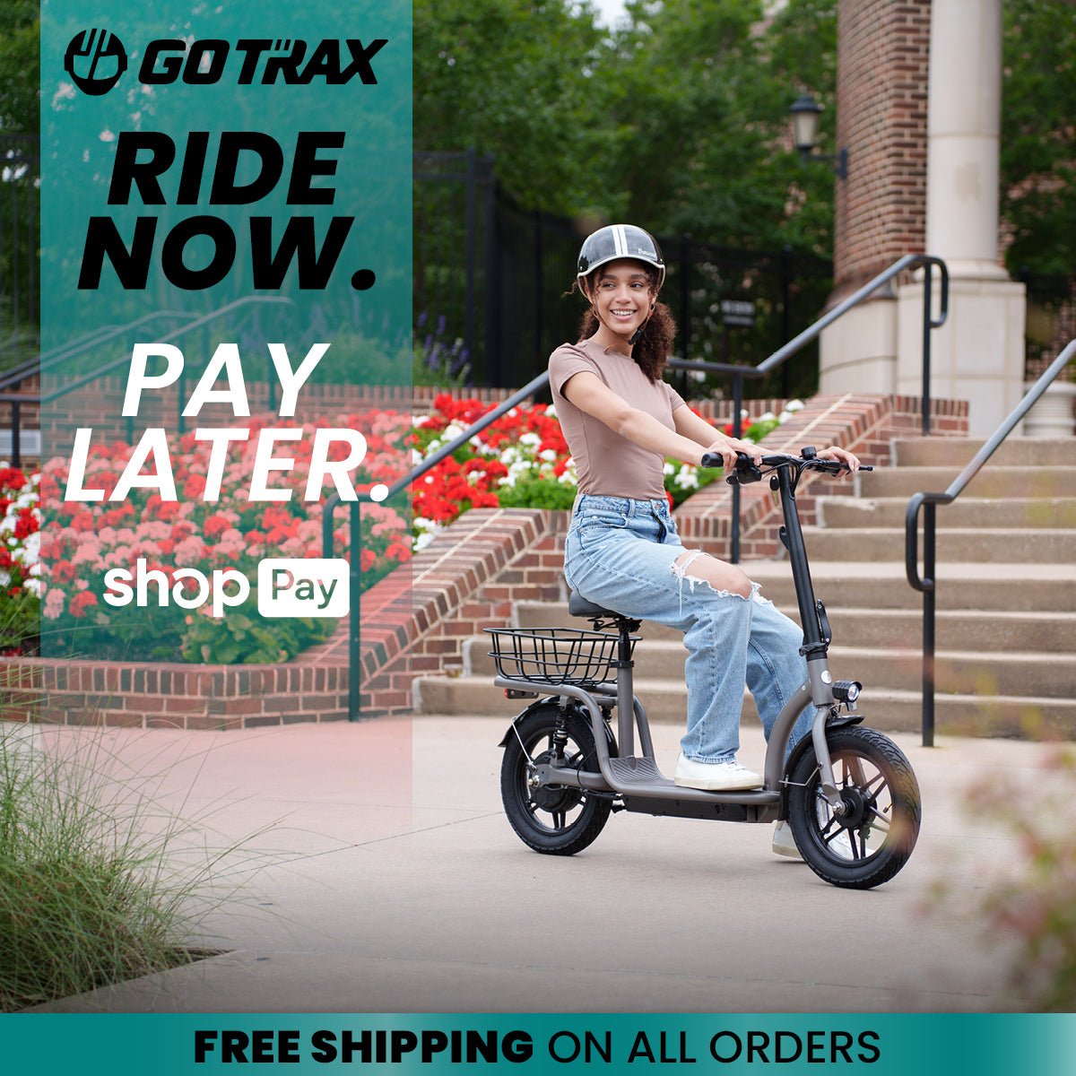 Flex Voyager E - Scooter With Seat - GOTRAX