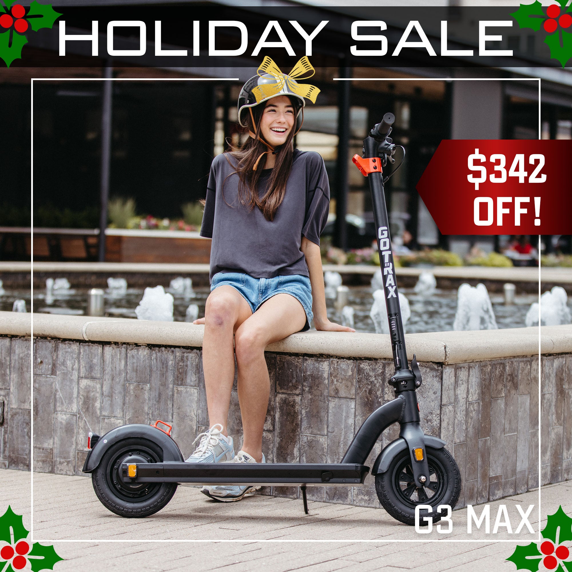 G3 MAX Long Range eScooter - GOTRAX