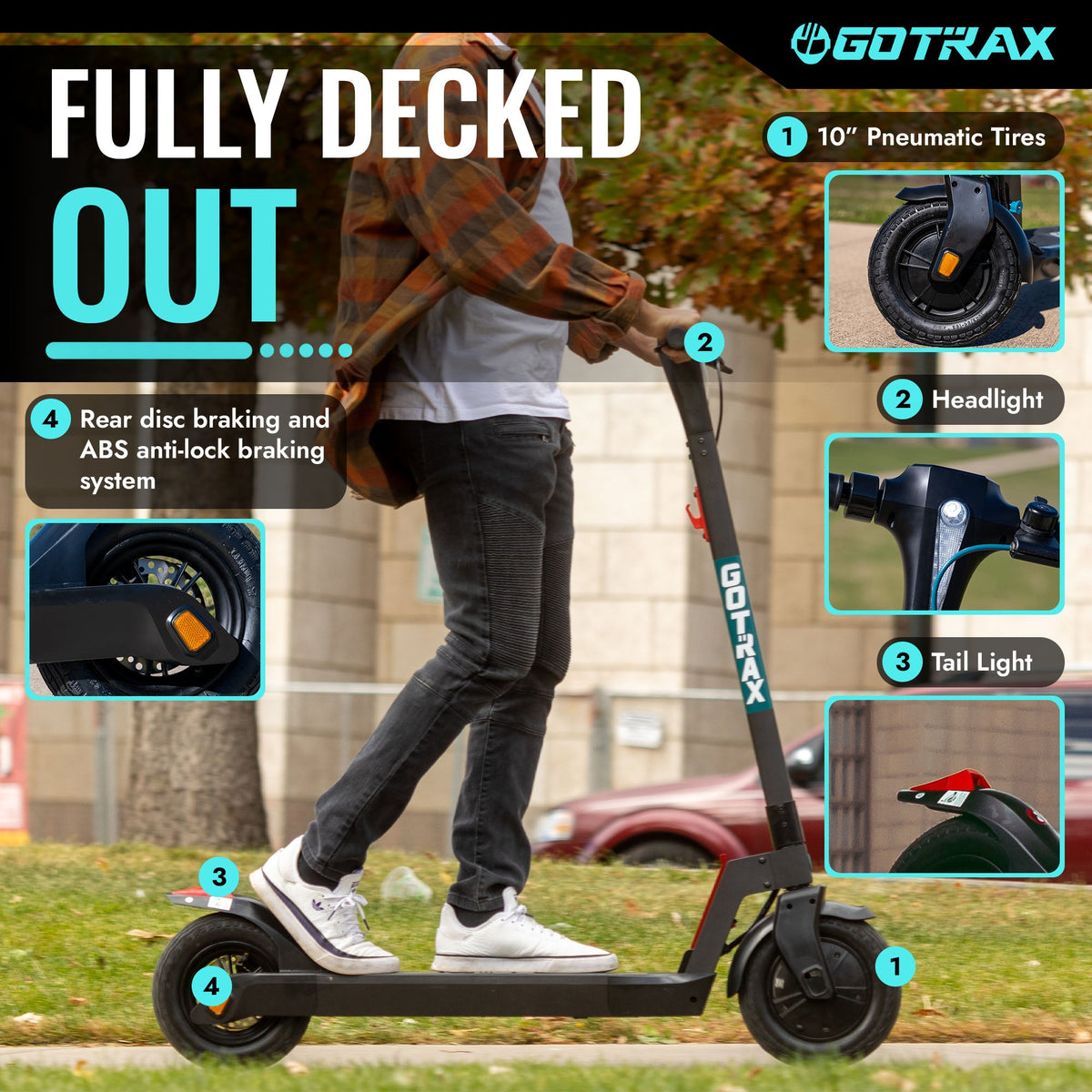 G3 Plus Electric Scooter - GOTRAX