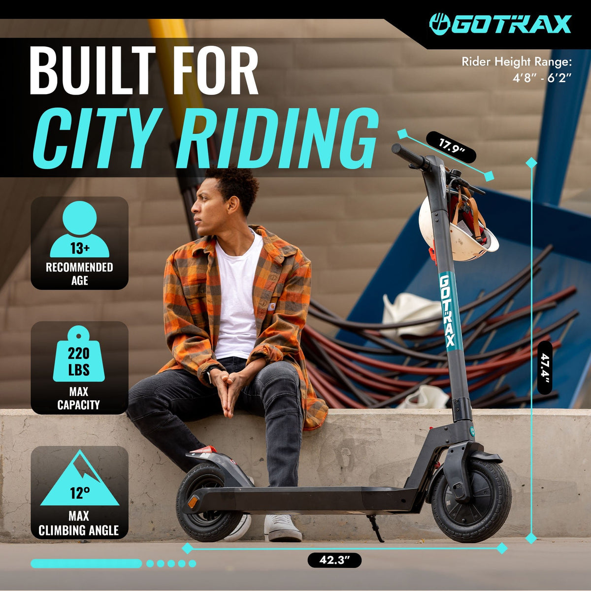 G3 Plus Electric Scooter - GOTRAX