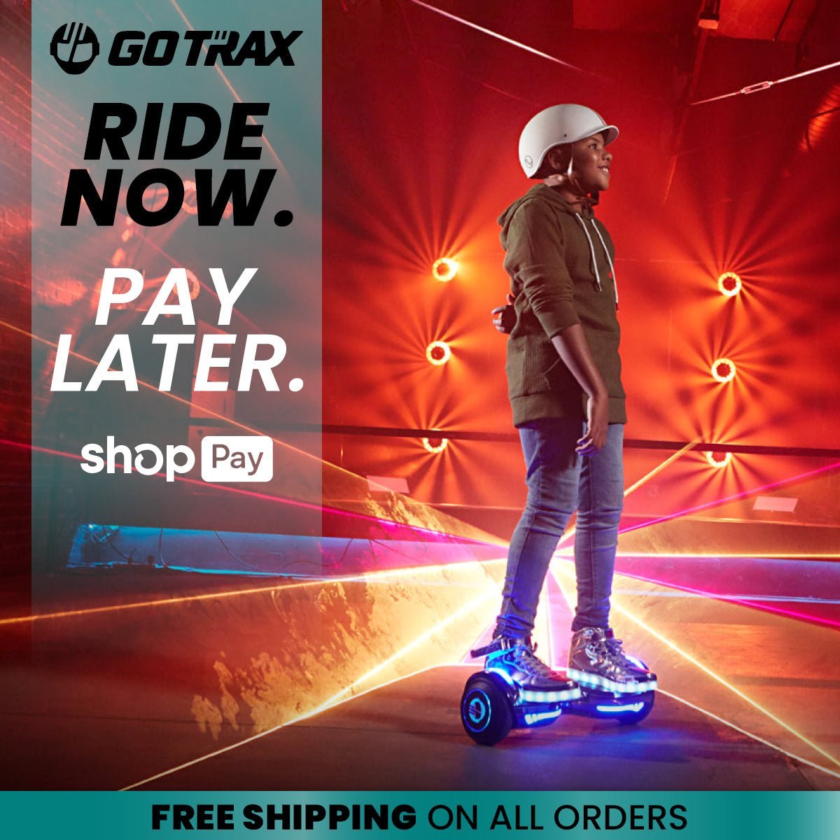 Glide Rainbow Hoverboard - GOTRAX