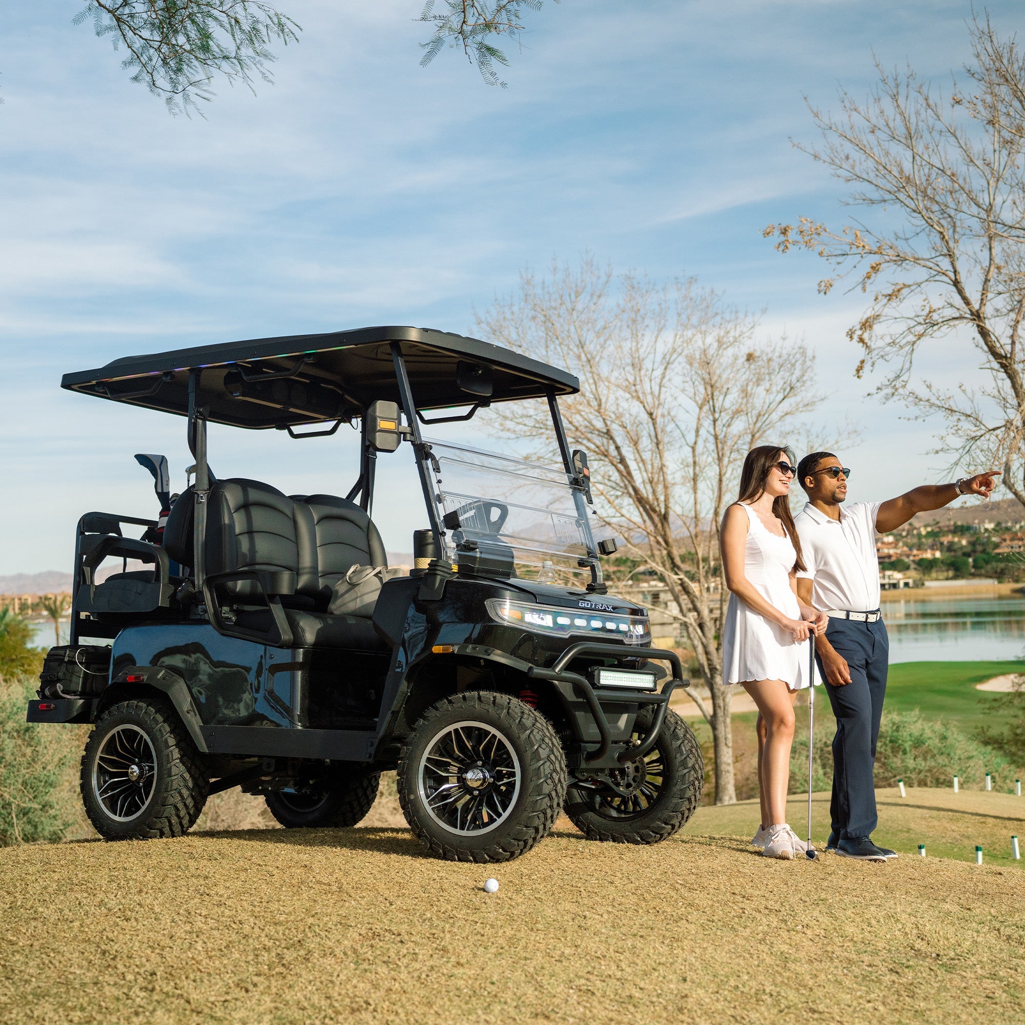 GOTRAX Fairway 200 2+2 Electric Golf Cart - GOTRAX