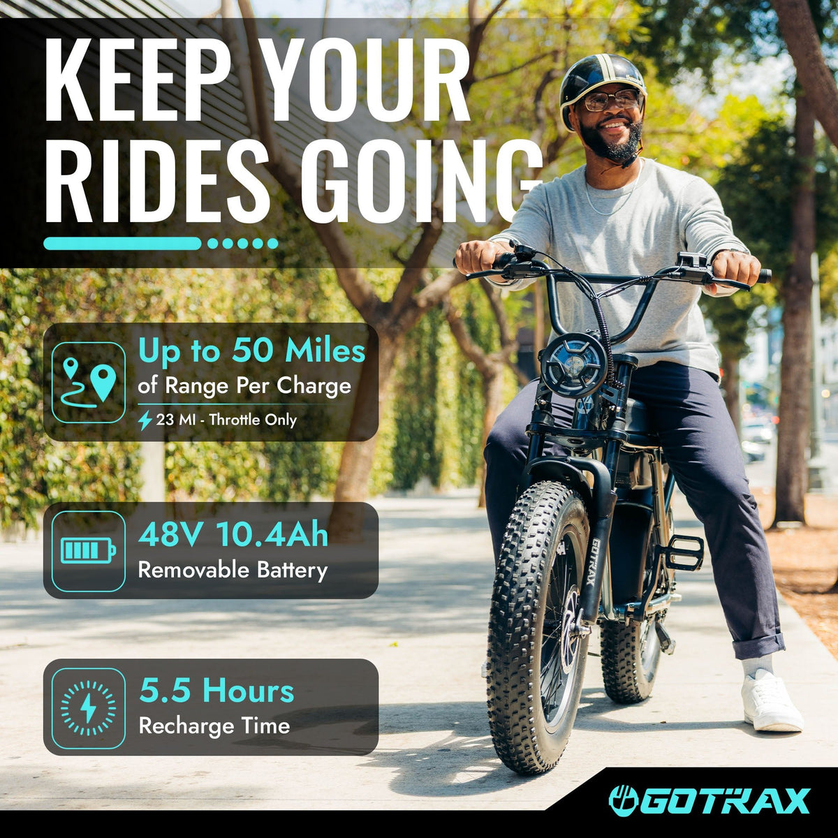 GOTRAX Ranger Electric Bike - GOTRAX