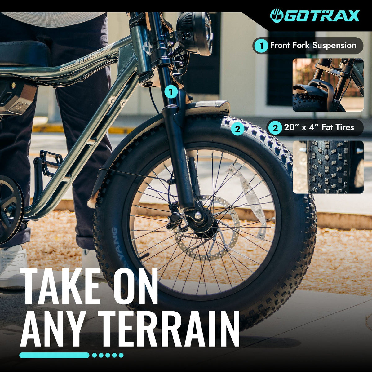 GOTRAX Ranger Electric Bike - GOTRAX