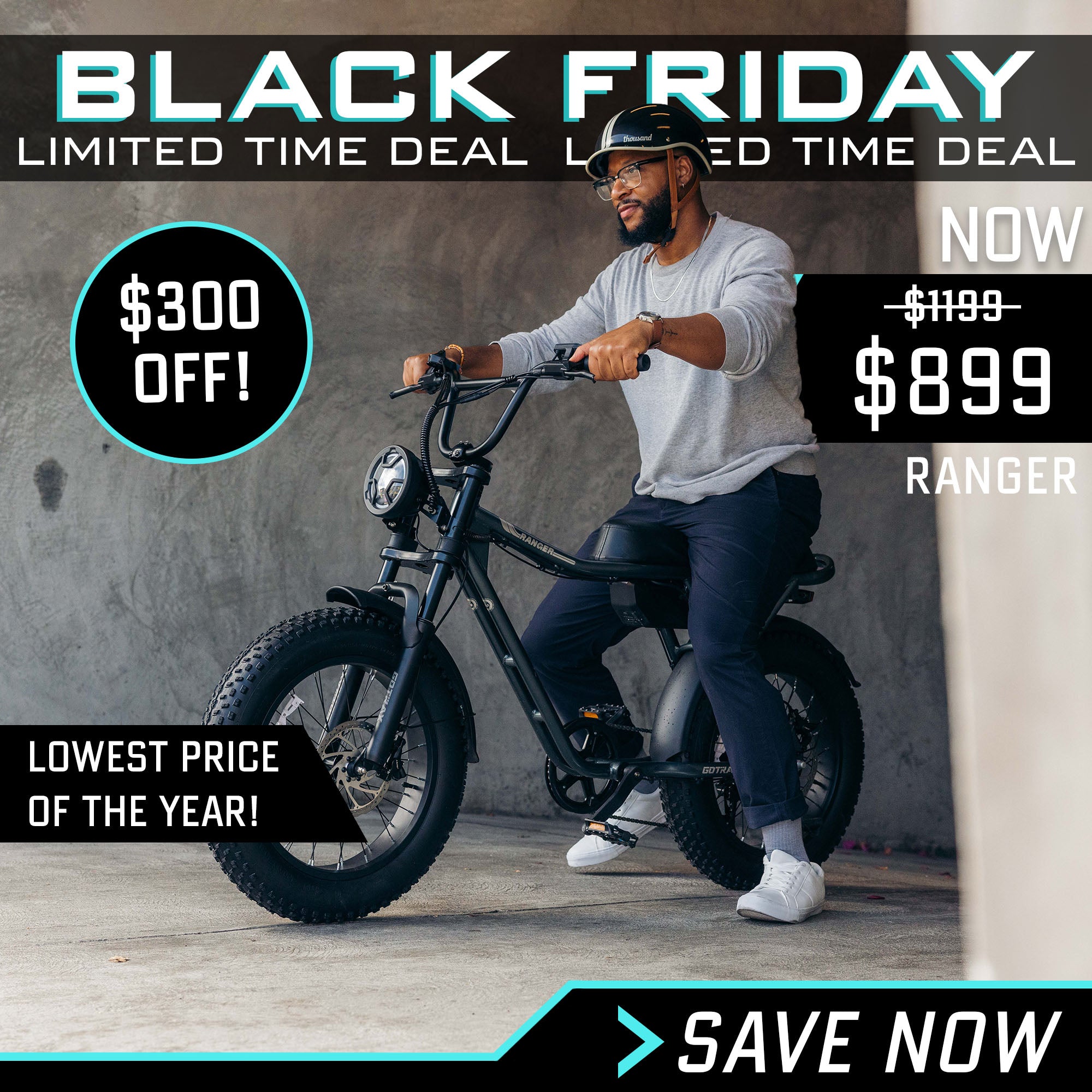 GOTRAX Ranger Electric Bike - GOTRAX