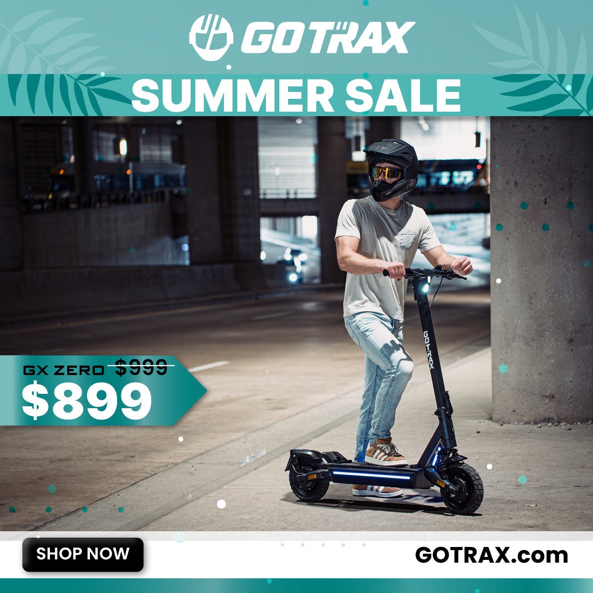 GX Zero Dual Motor Electric Scooter - GOTRAX