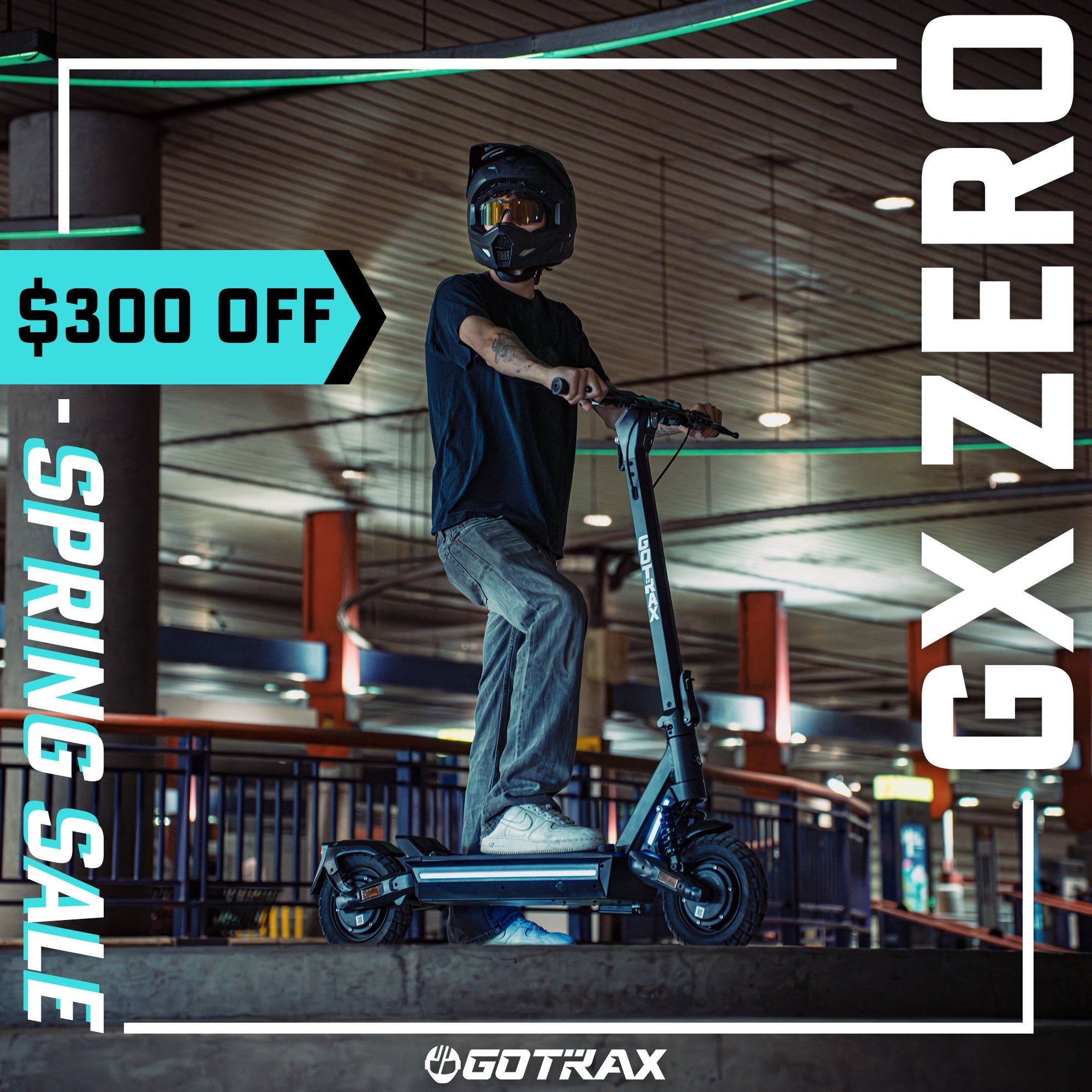 GX Zero Dual Motor Electric Scooter - GOTRAX