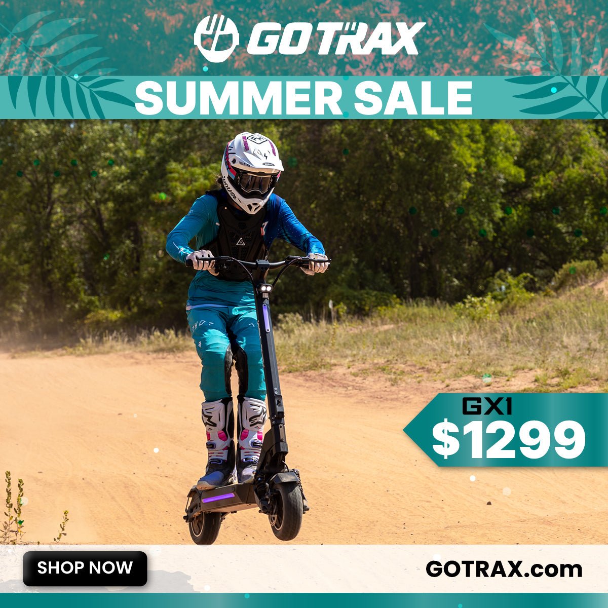 GX1 Dual Motor Electric Scooter - GOTRAX