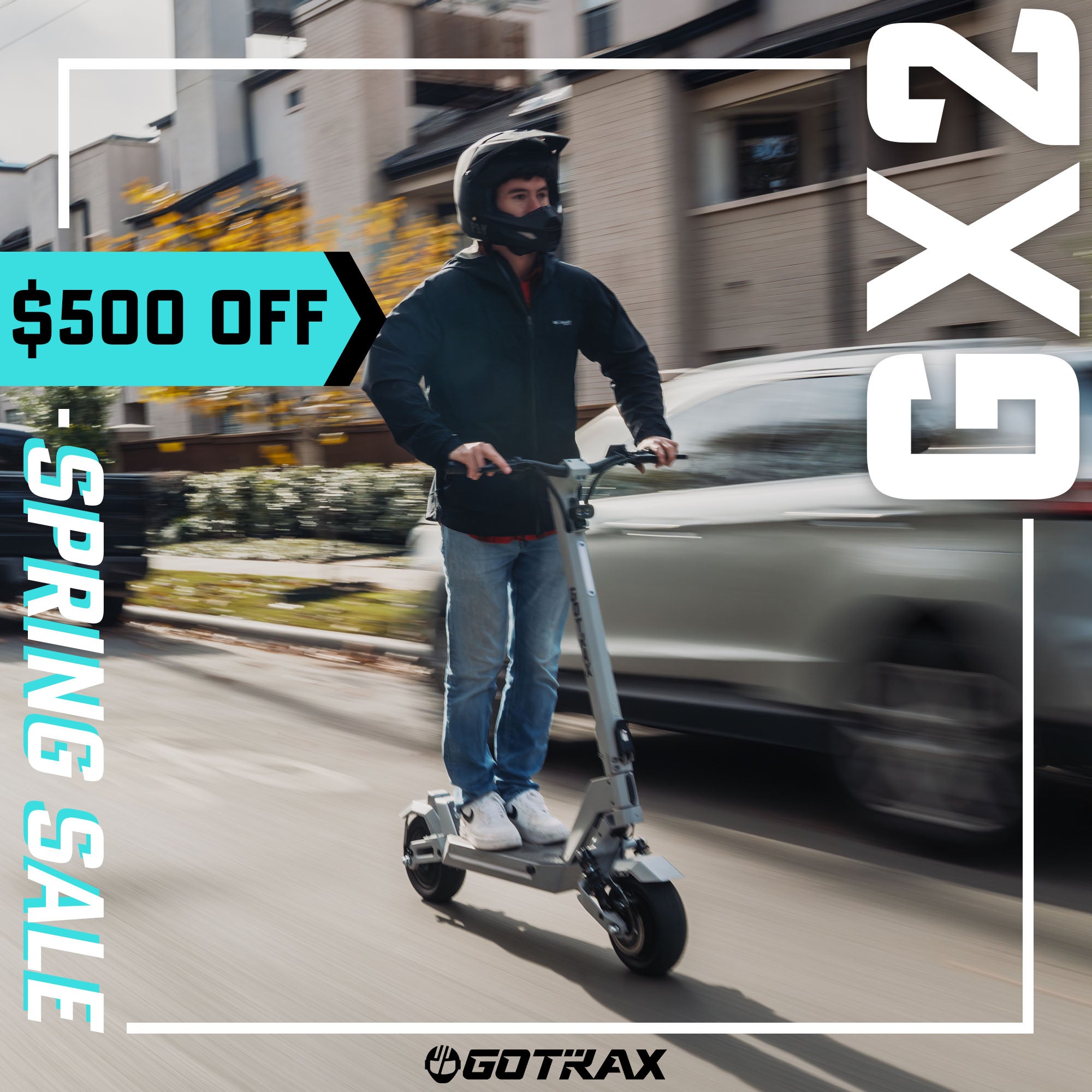 GX2 Dual Motor Electric Scooter - GOTRAX