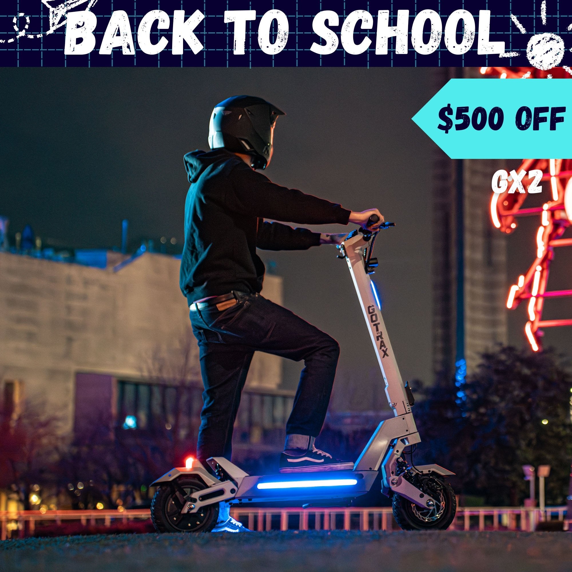 GX2 Dual Motor Electric Scooter - GOTRAX