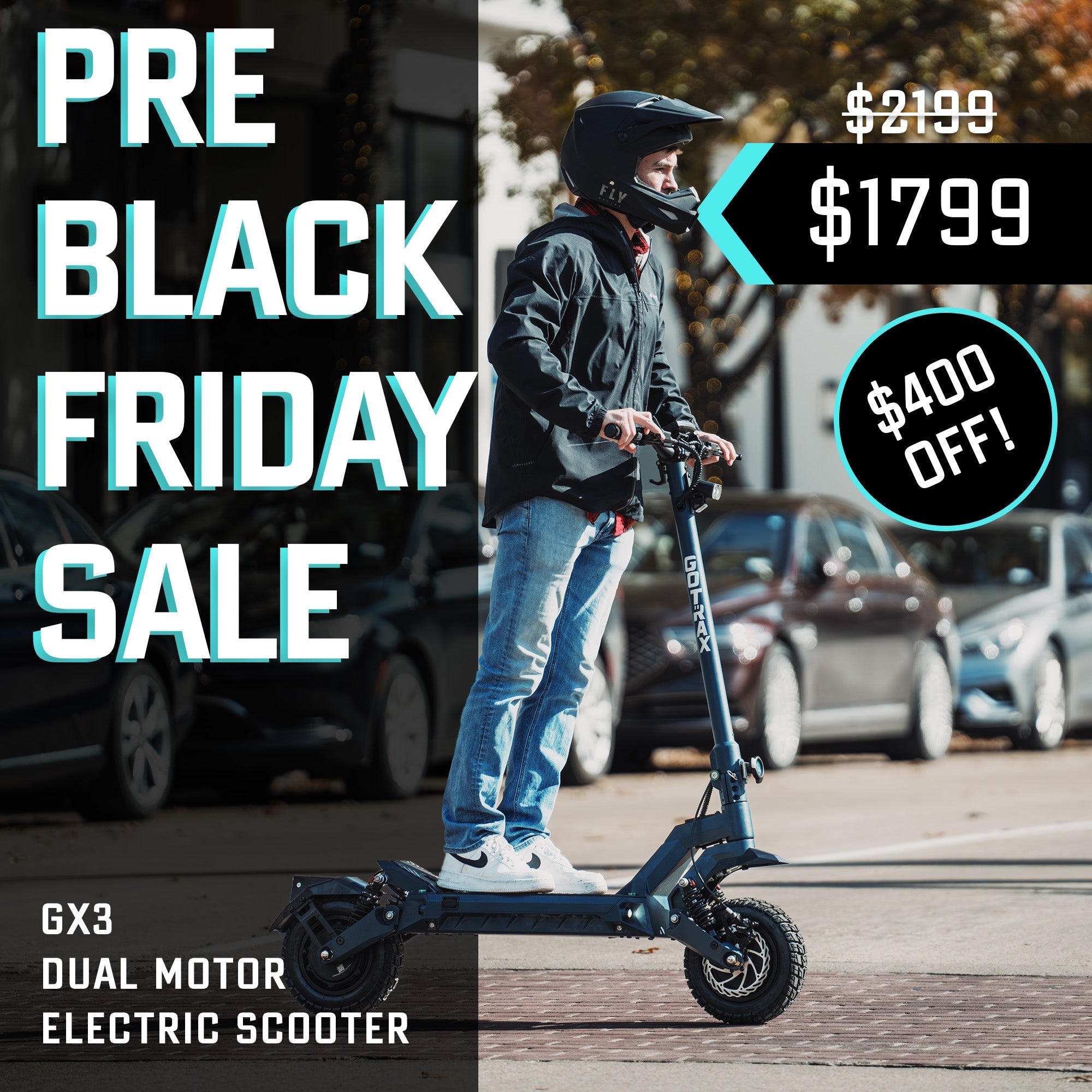 GX3 Off Road Electric Scooter - GOTRAX