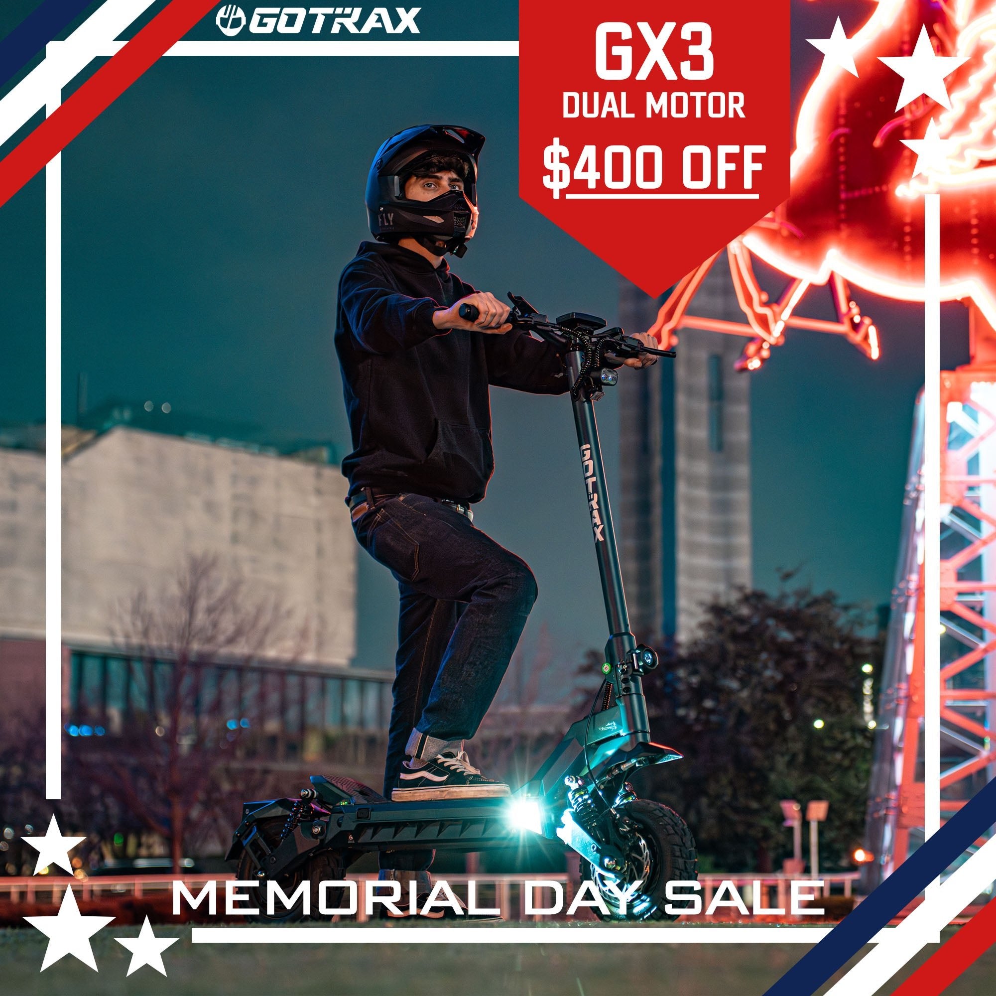 GX3 Off Road Electric Scooter - GOTRAX