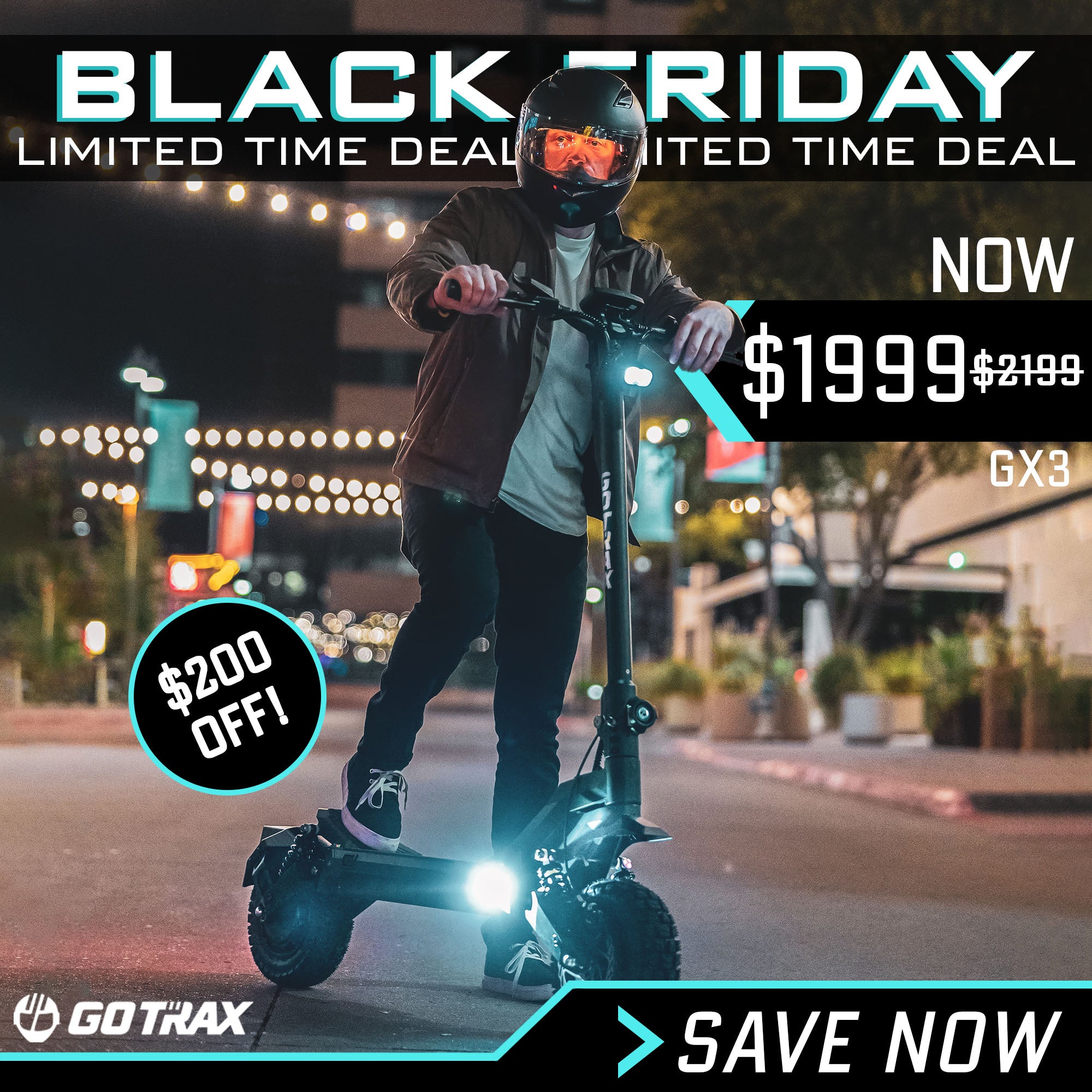 GX3 Off Road Electric Scooter - GOTRAX