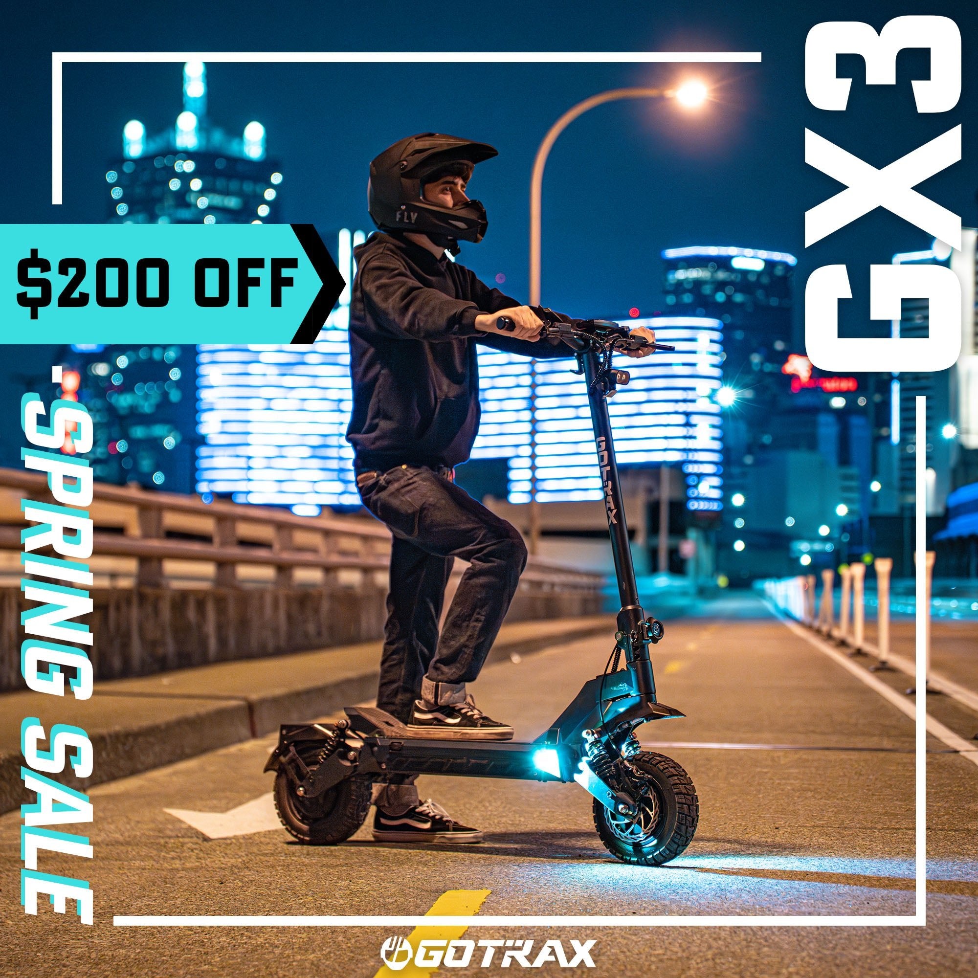 GX3 Off Road Electric Scooter - GOTRAX