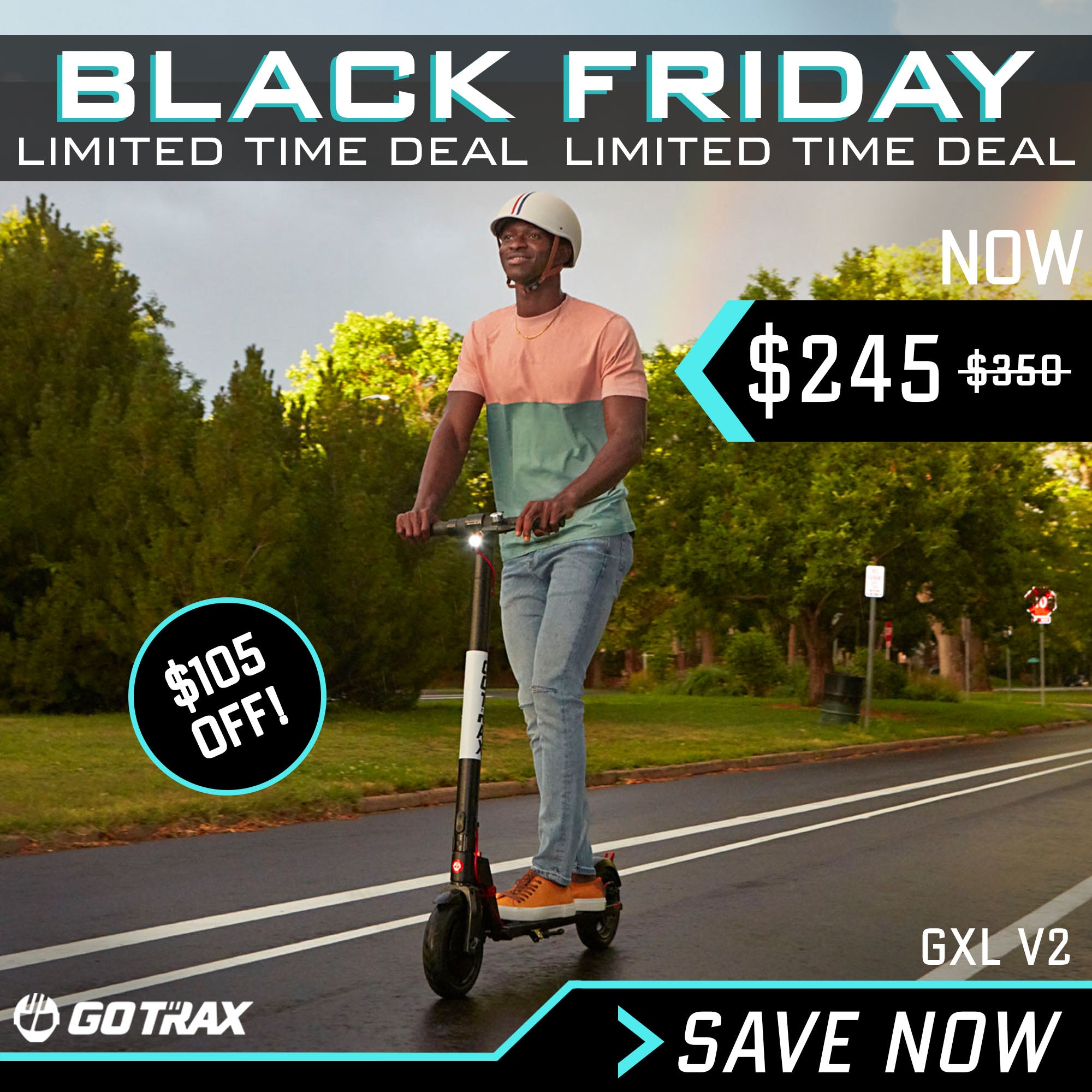 GXL V2 Lightweight Scooter - GOTRAX